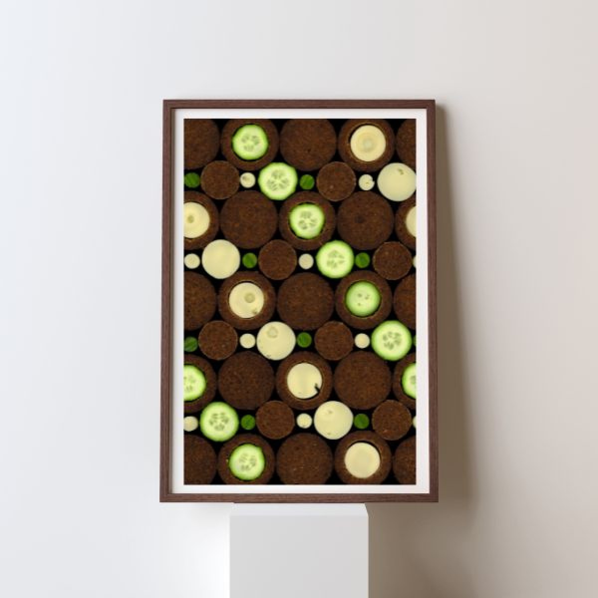 Pumpernickel, Gurke, Maasdamer Poster/Kunstdruck A3 von Max Faber