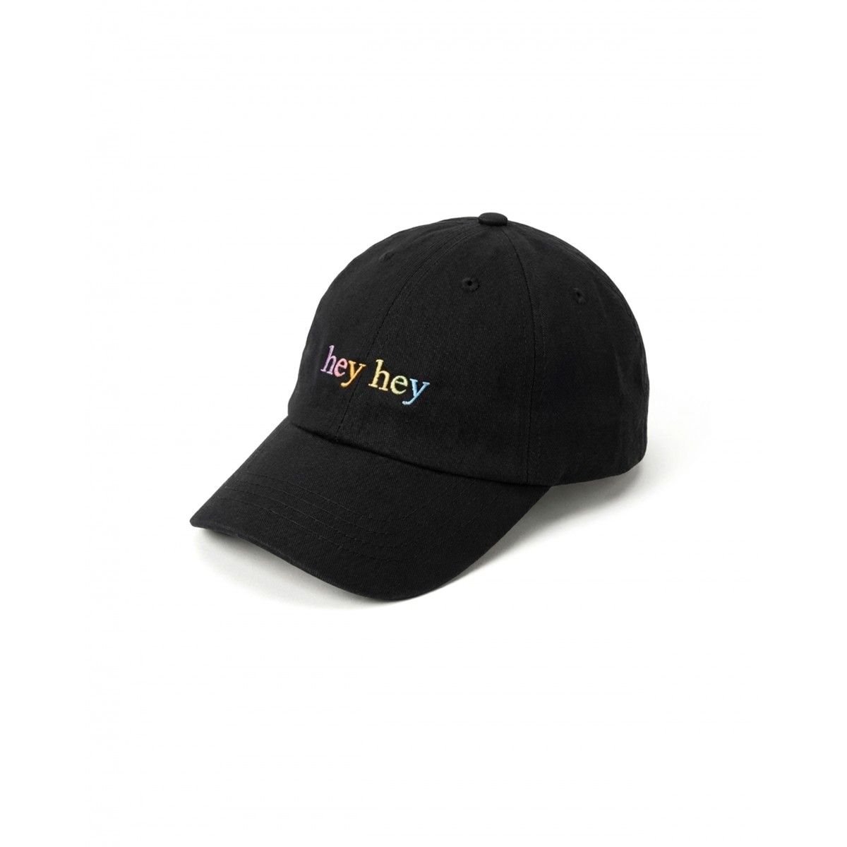 hey hey Rainbow Cap 2.0 - schwarz