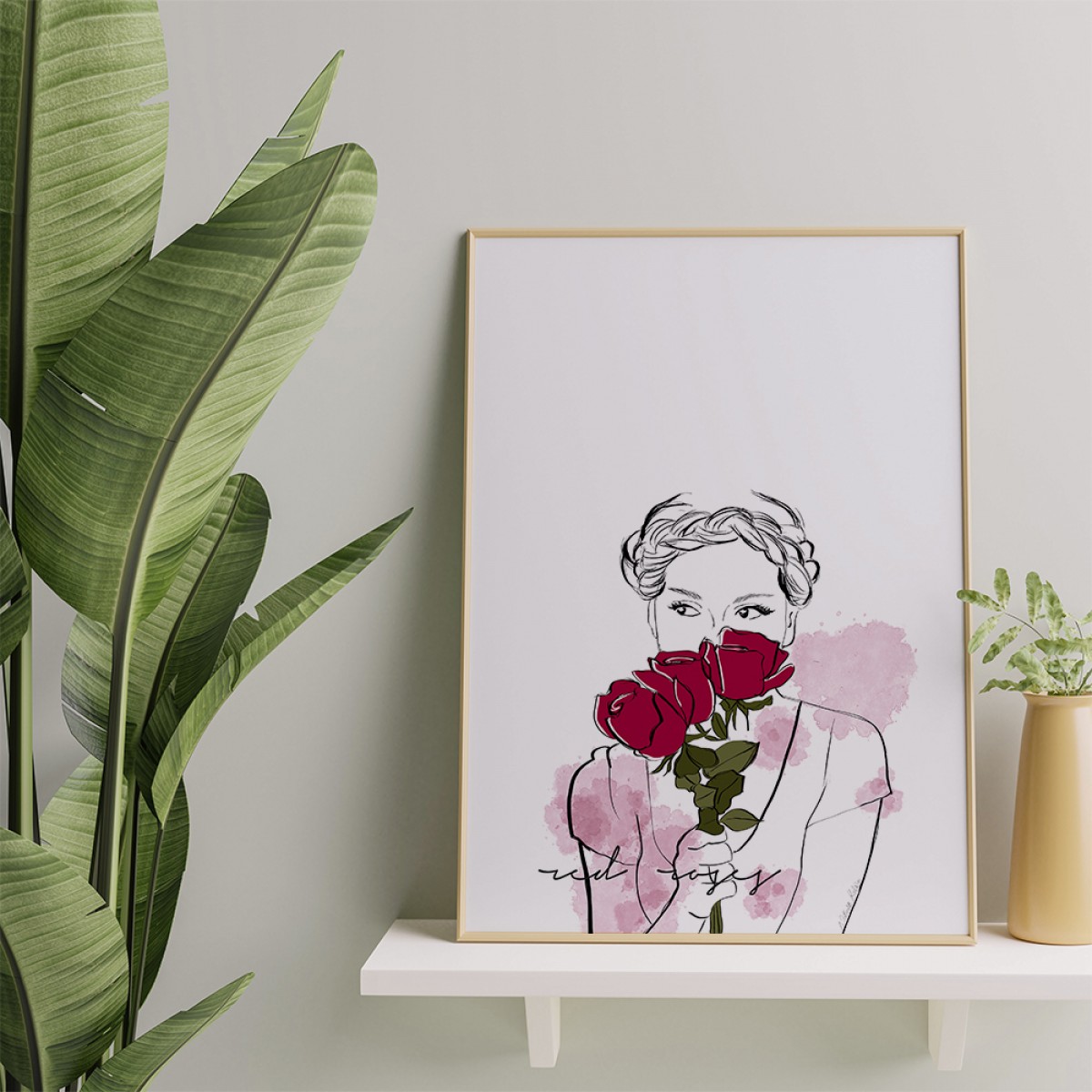 nathys_illustration - Digitalprint "red roses"