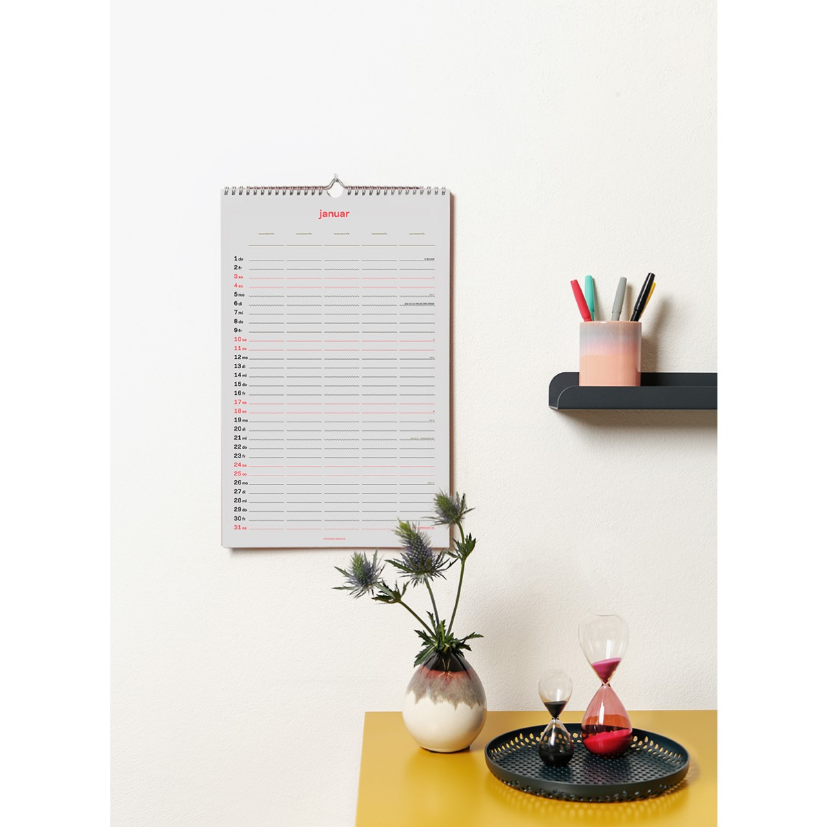 zweitausend&siebenundzwanzig - Familienkalender 2027