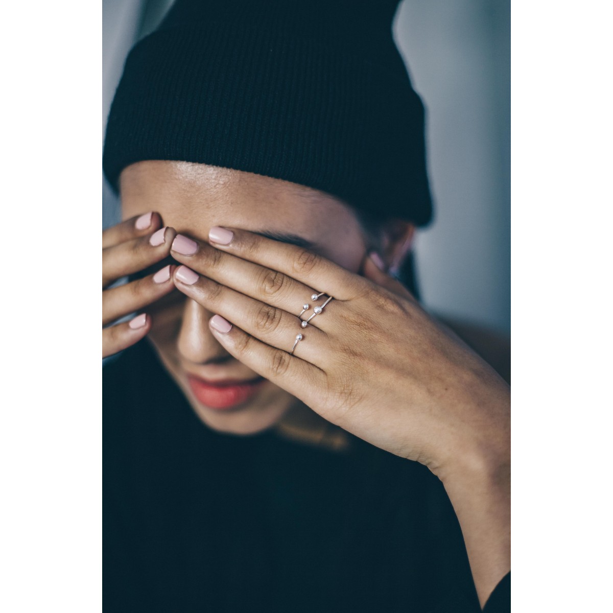 iloveblossom PEBBLE RING // silber