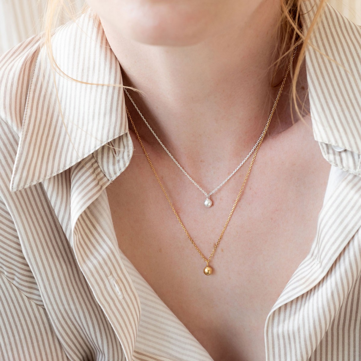 related by objects - tag it! necklace - 925 Sterlingsilber fein versilbert