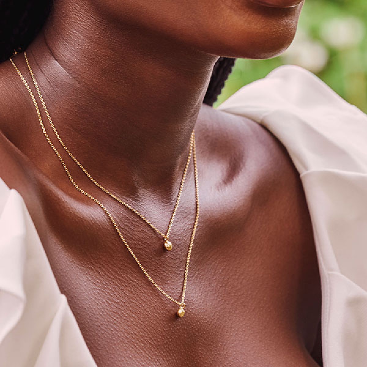 related by objects - tag it! necklace - 925 Sterlingsilber 18k goldplattiert