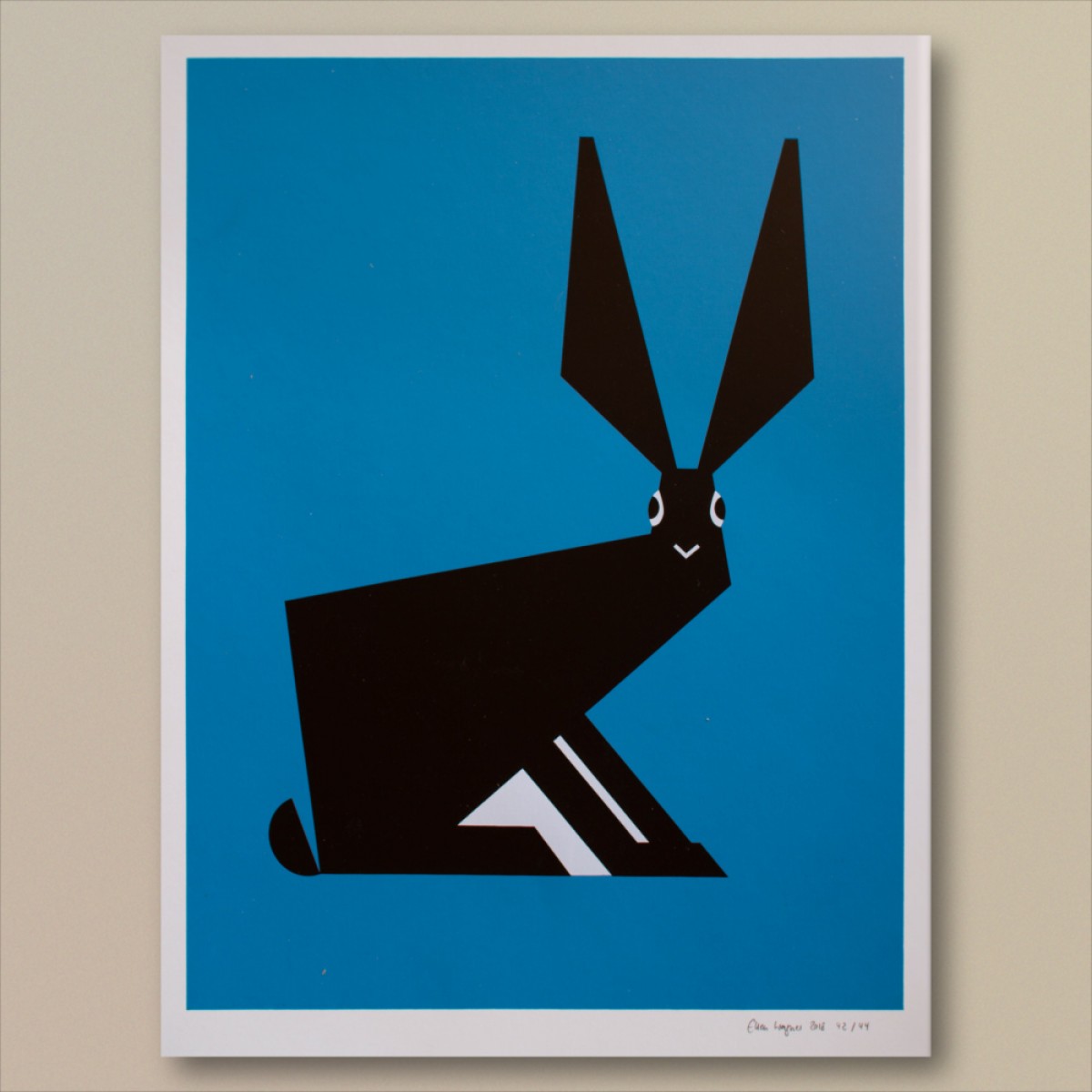 Print now - Riot later ● Abstract Rabbit Siebdruck