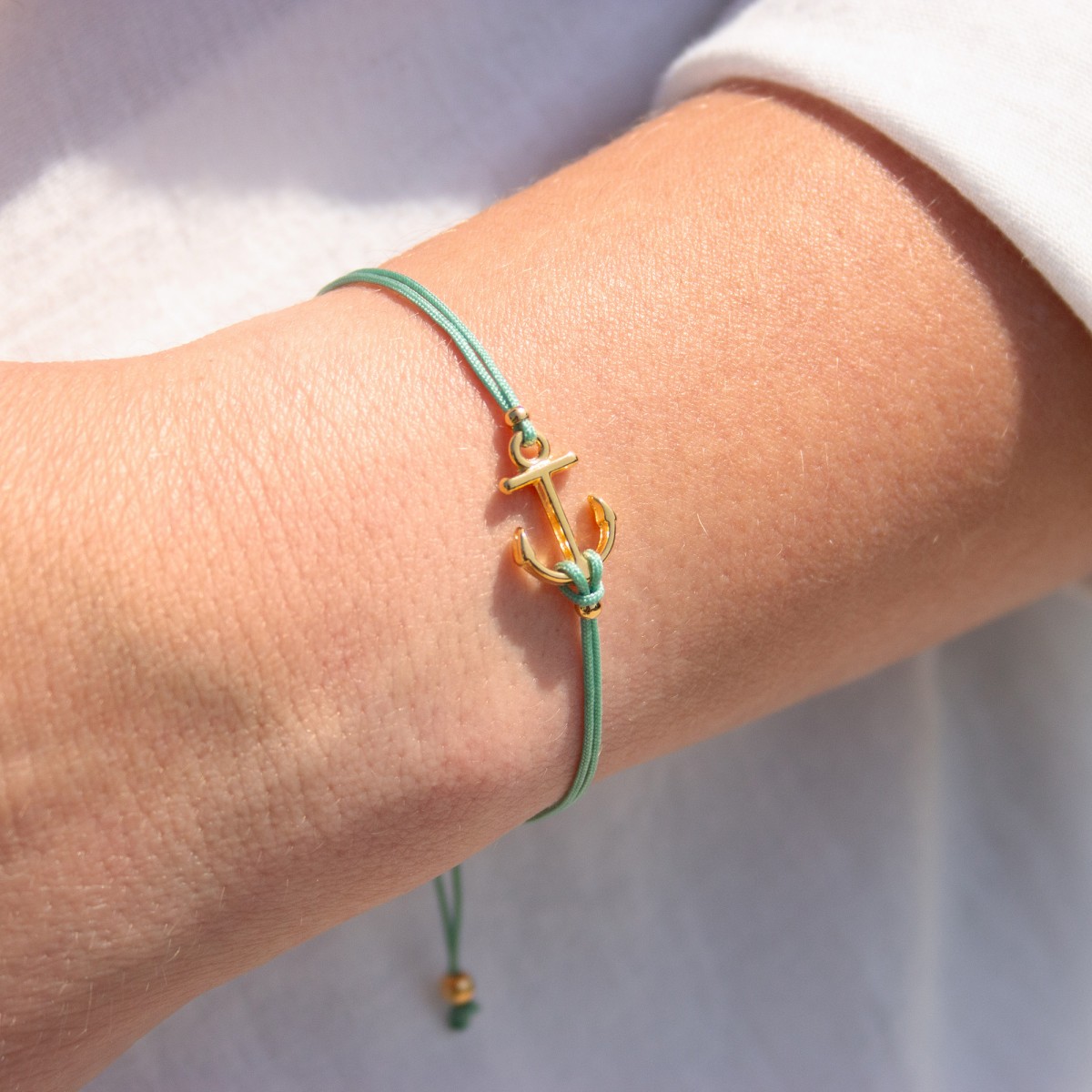 Armband auf Karte - Anker - Du bist mein Anker