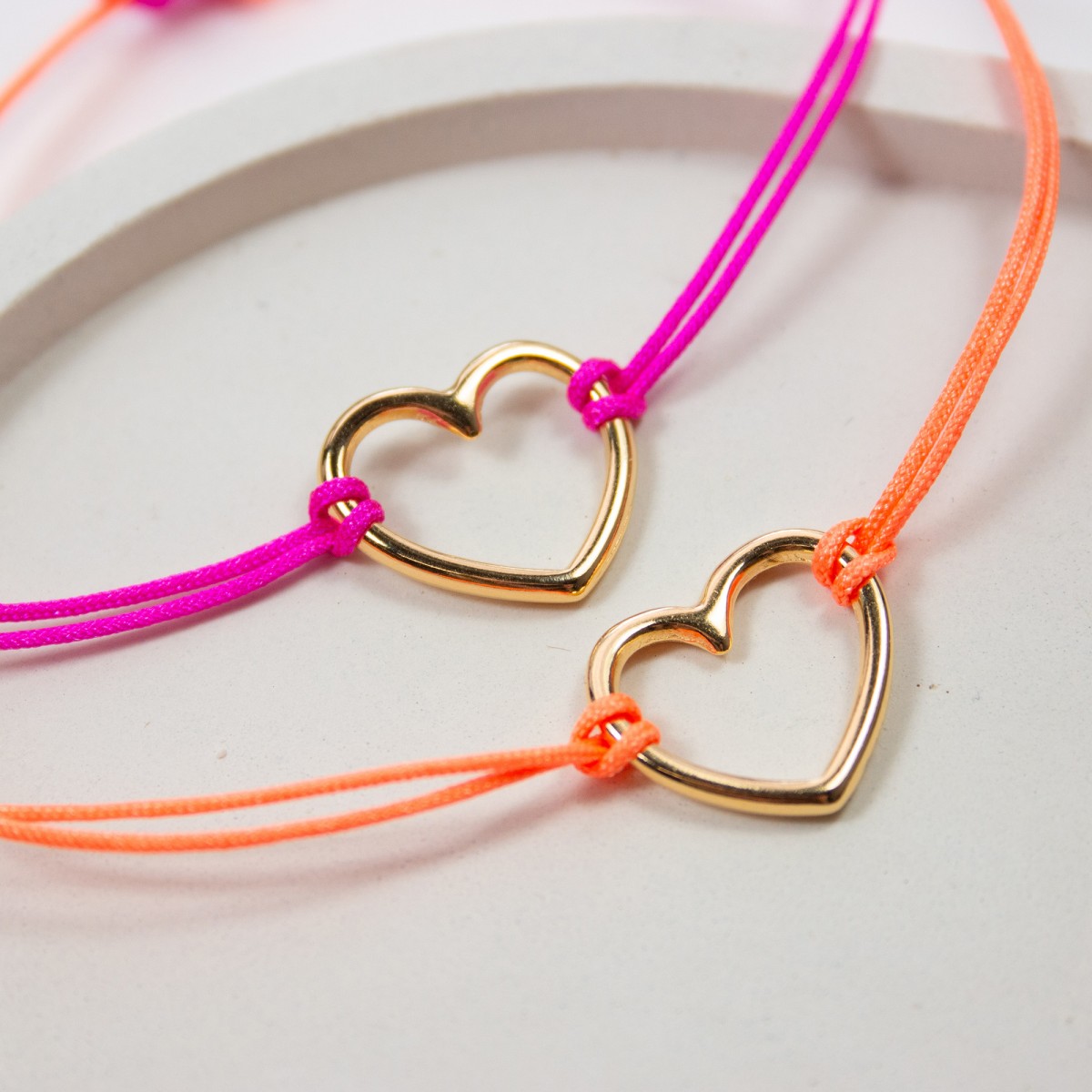 Armband auf Karte - Herz - Liebe