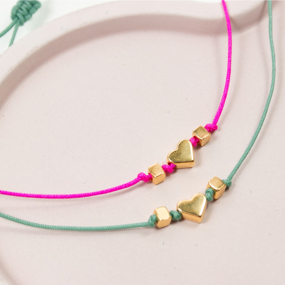Armband auf Karte - Herz - von Herzen
