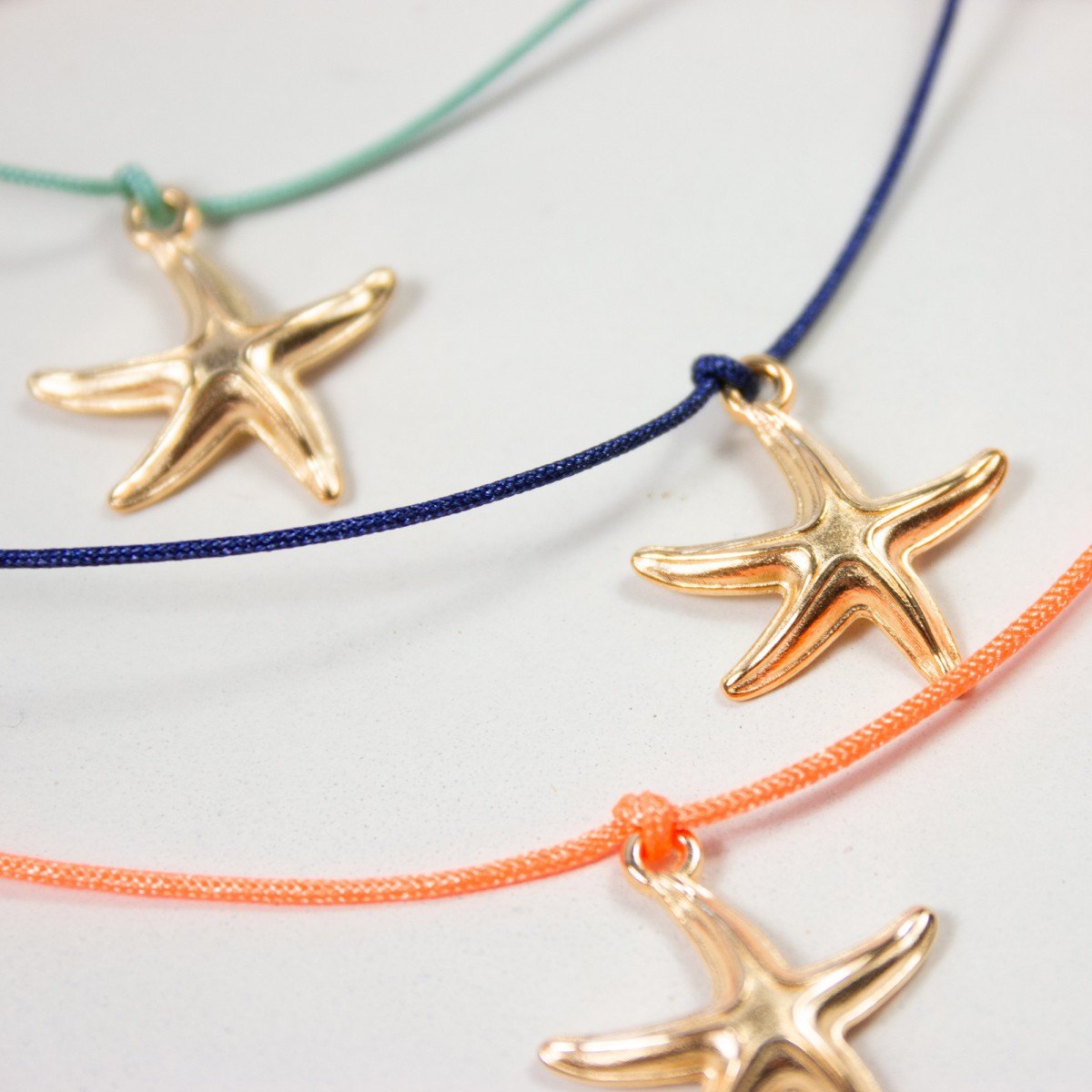 Armband auf Karte - Seestern - Schatzkarte