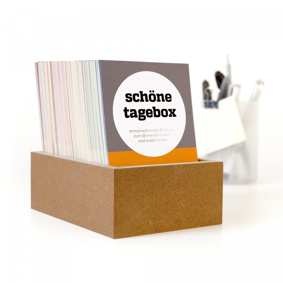 SCHÖNETAGEBOX – eine Kombination aus Kalender & Tagebuch, Box zum Erlebnisse sammeln und Erinnerungen bewahren