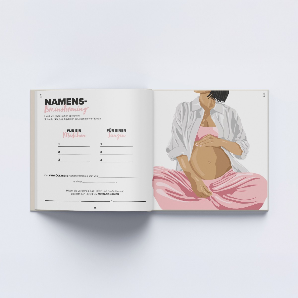 Schwangerschafts-Erinnerungsbuch | Deine Zweisamkeit Schwangerschafts-Erinnerungsbuch | Deine Zweisamkeit