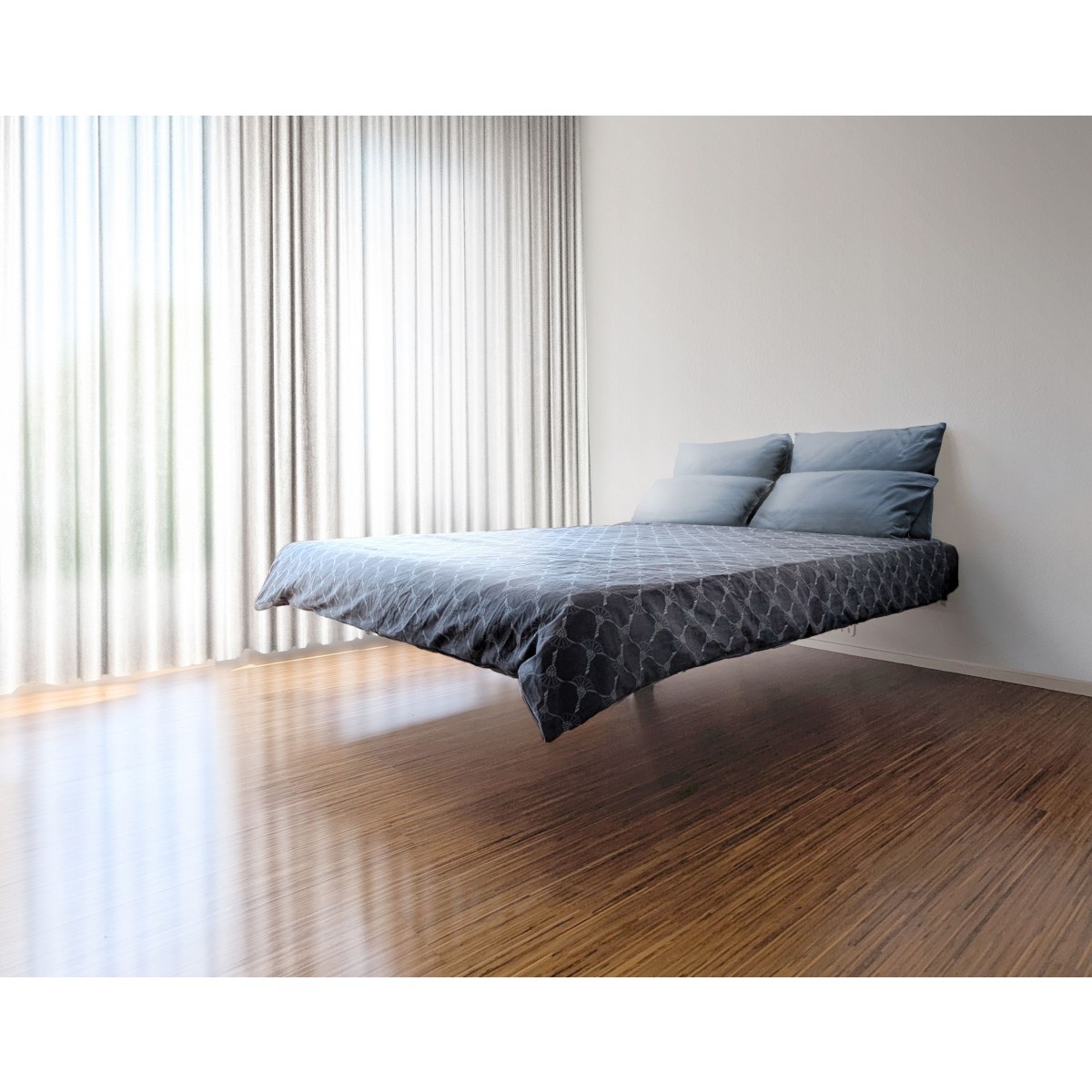 Das Architektenbett - schwerelos für Matratzen mit 180 cm x 200 cm