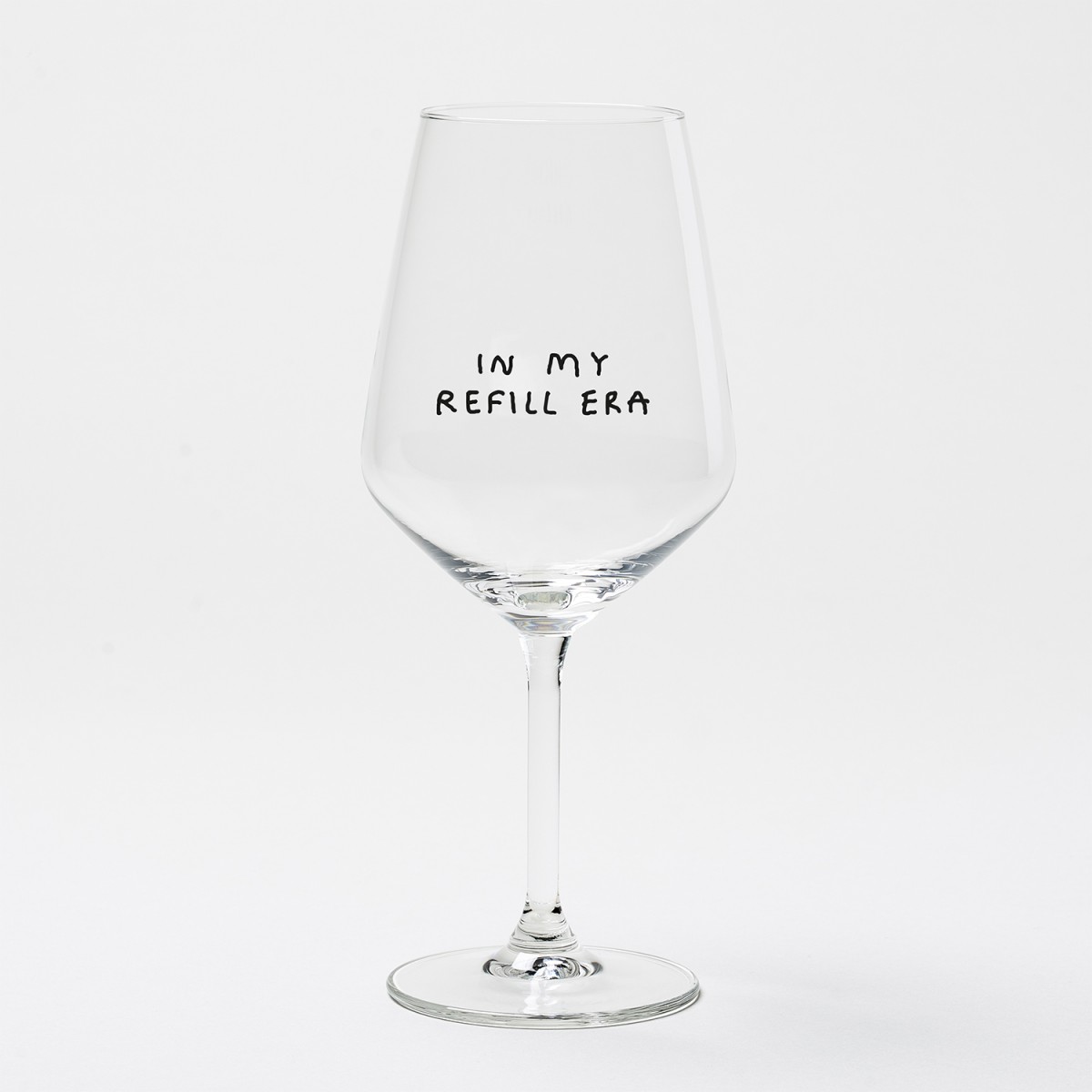 "In My Refill Era" Weinglas by Johanna Schwarzer × selekkt