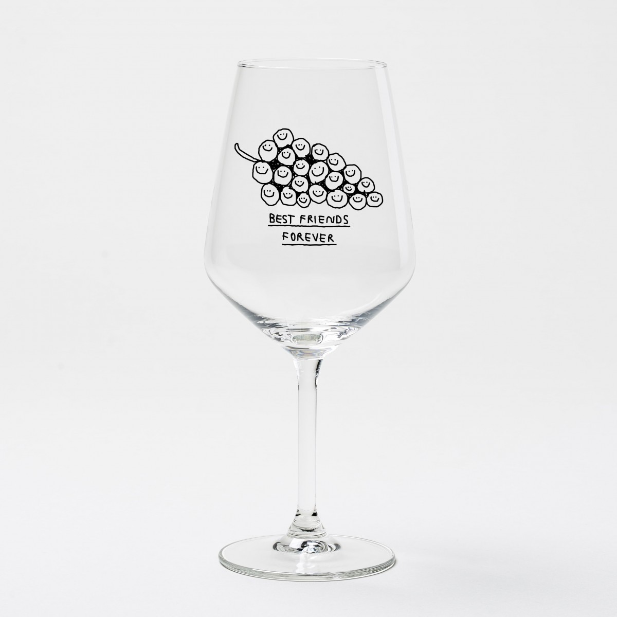 "Best Friends Forever" Weinglas by Johanna Schwarzer × selekkt
