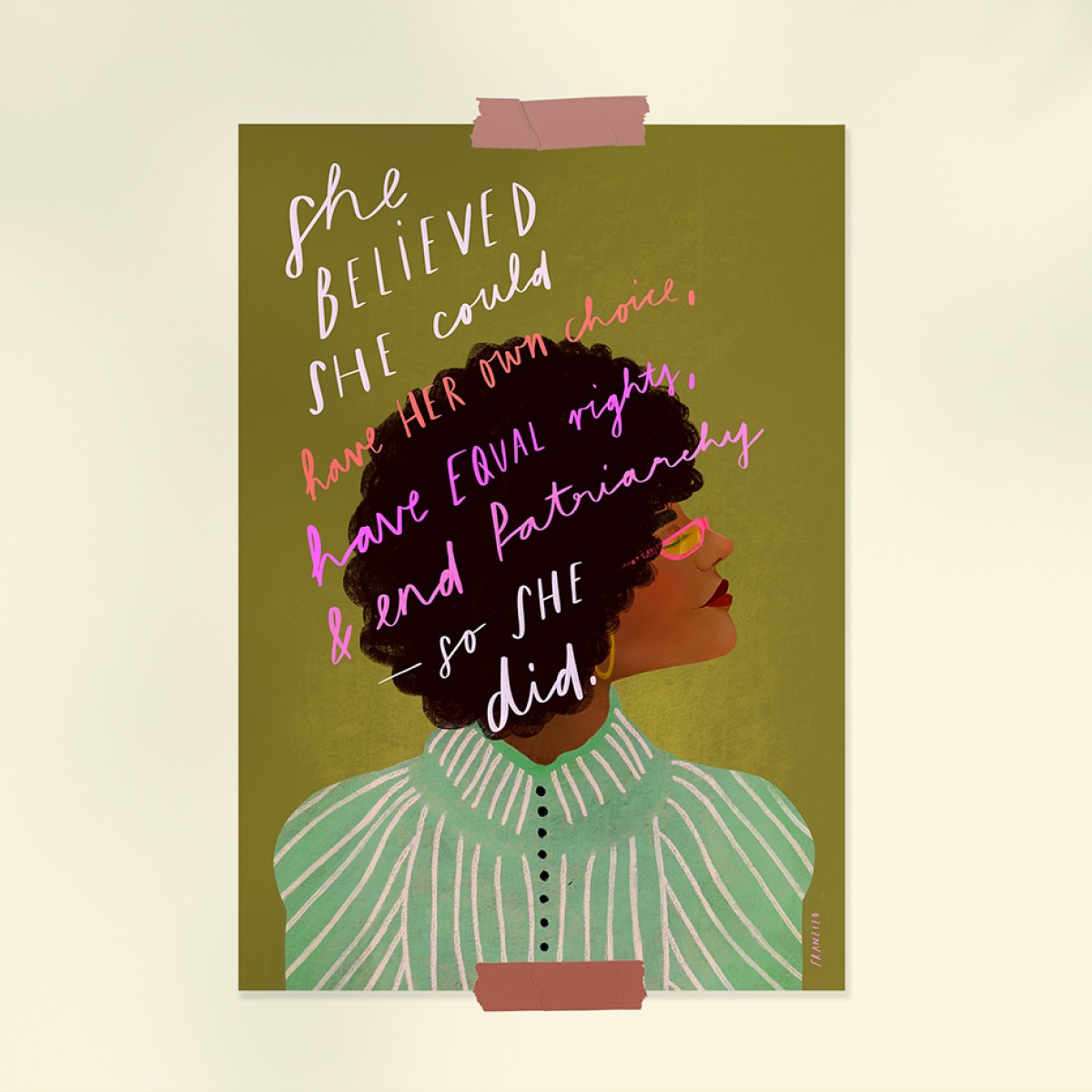 franzizo Print A4 »she believed«