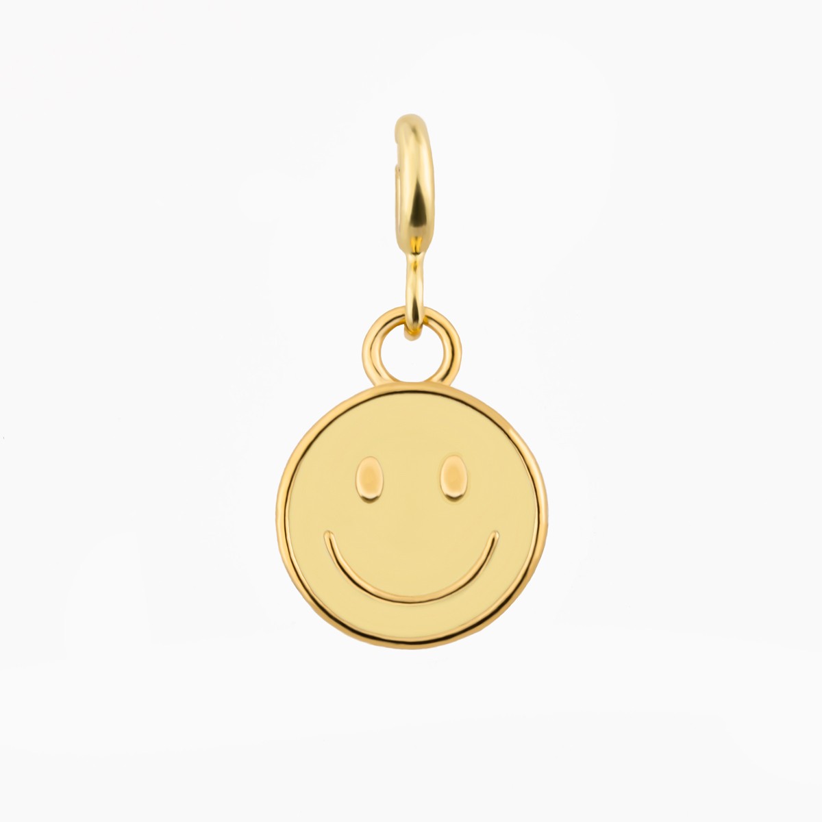 Smiley Charm Anhänger aus Gold Vermeil | Paeoni Colors
