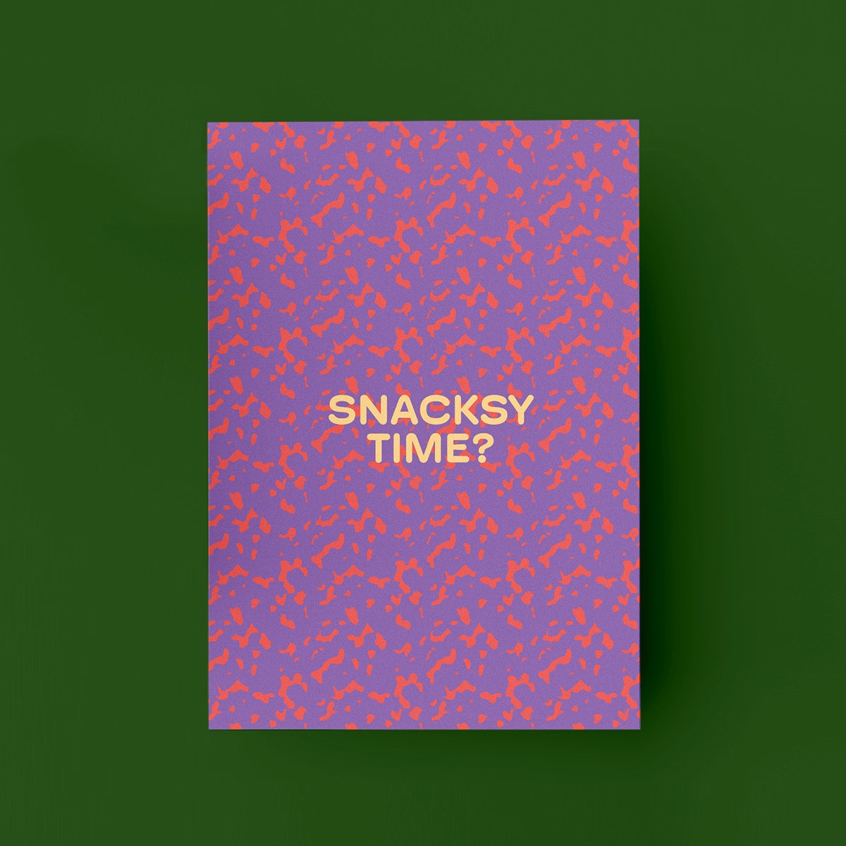 MAMF® "Snacksy Time?" Postkarte