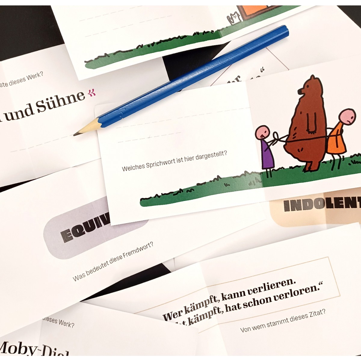 KNOBELBLOCK // Rätsel: Bücher, Fremdwörter, Zitate, Sprichwörter – 52 Rätsel, Abreißkalender