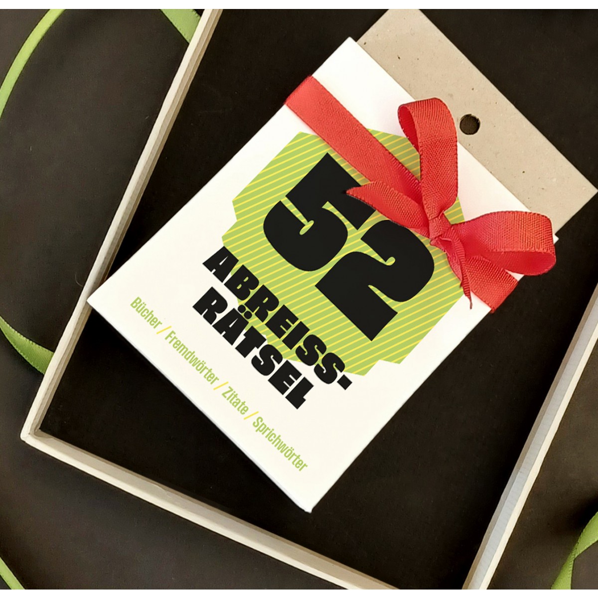 KNOBELBLOCK // Bücher, Fremdwörter, Zitate, Sprichwörter – 52 Rätsel, Abreißkalender