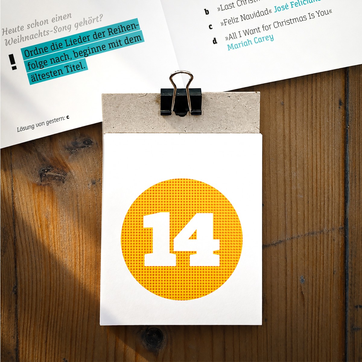 Knobel-Büro-Adventskalender // sperlingB.design