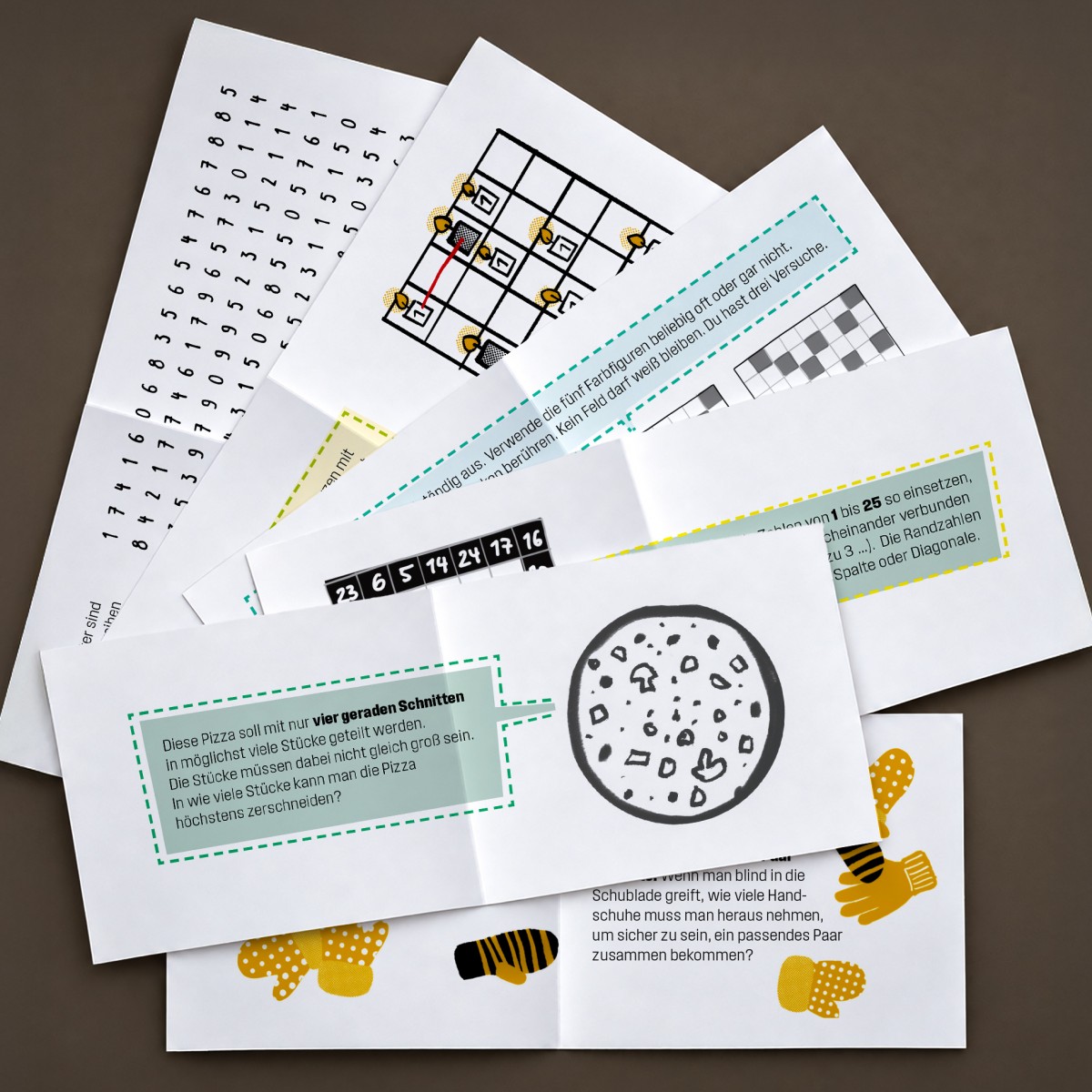 Knobel-Wochenkalender 2027 – 52 Rätsel, Sudokus, Logikaufgaben & Suchbilder // sperlingb.design