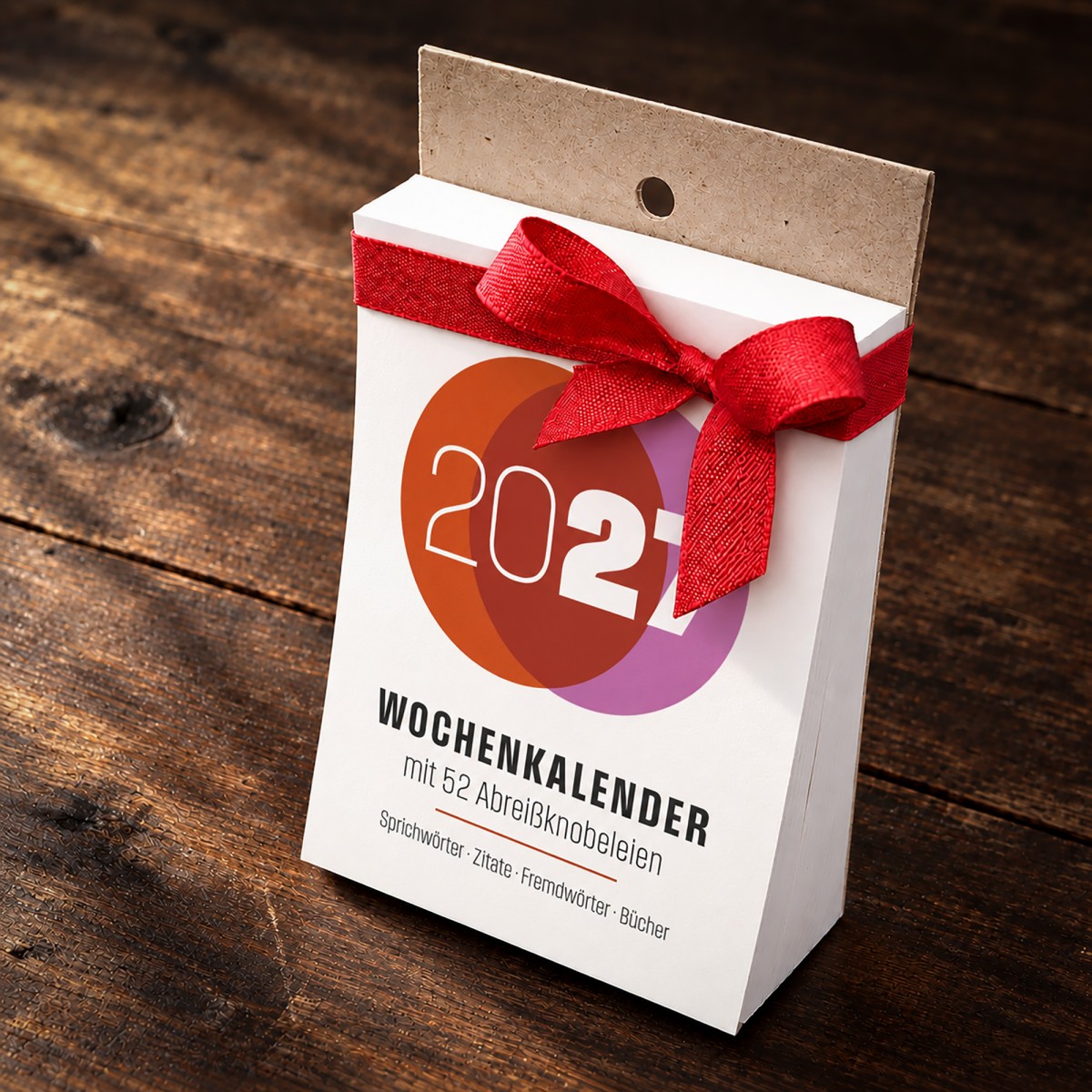 Rätsel-Wochenkalender 2027 – 52 Knobeleien zu Sprichwörtern, Büchern, Zitaten & Fremdwörtern // sperlingb.design