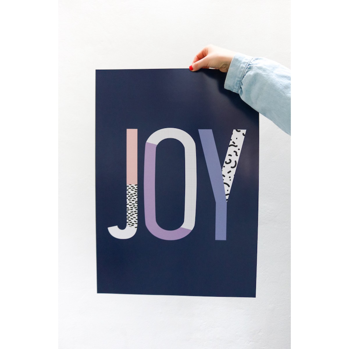 stahlpink - "JOY"-Poster, Fine-Art-Print