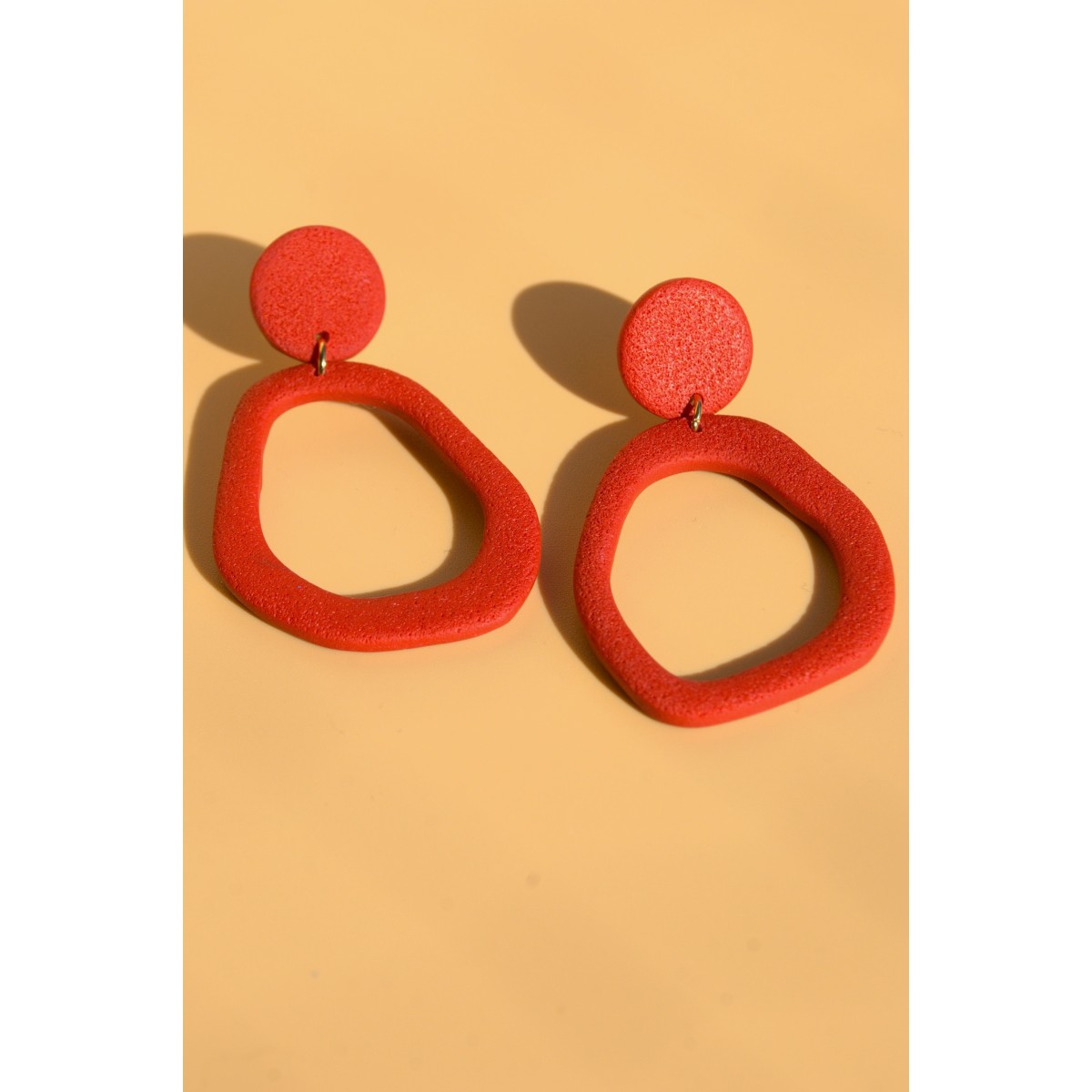 panema | Rote Statement-Ohrringe | Santoclay