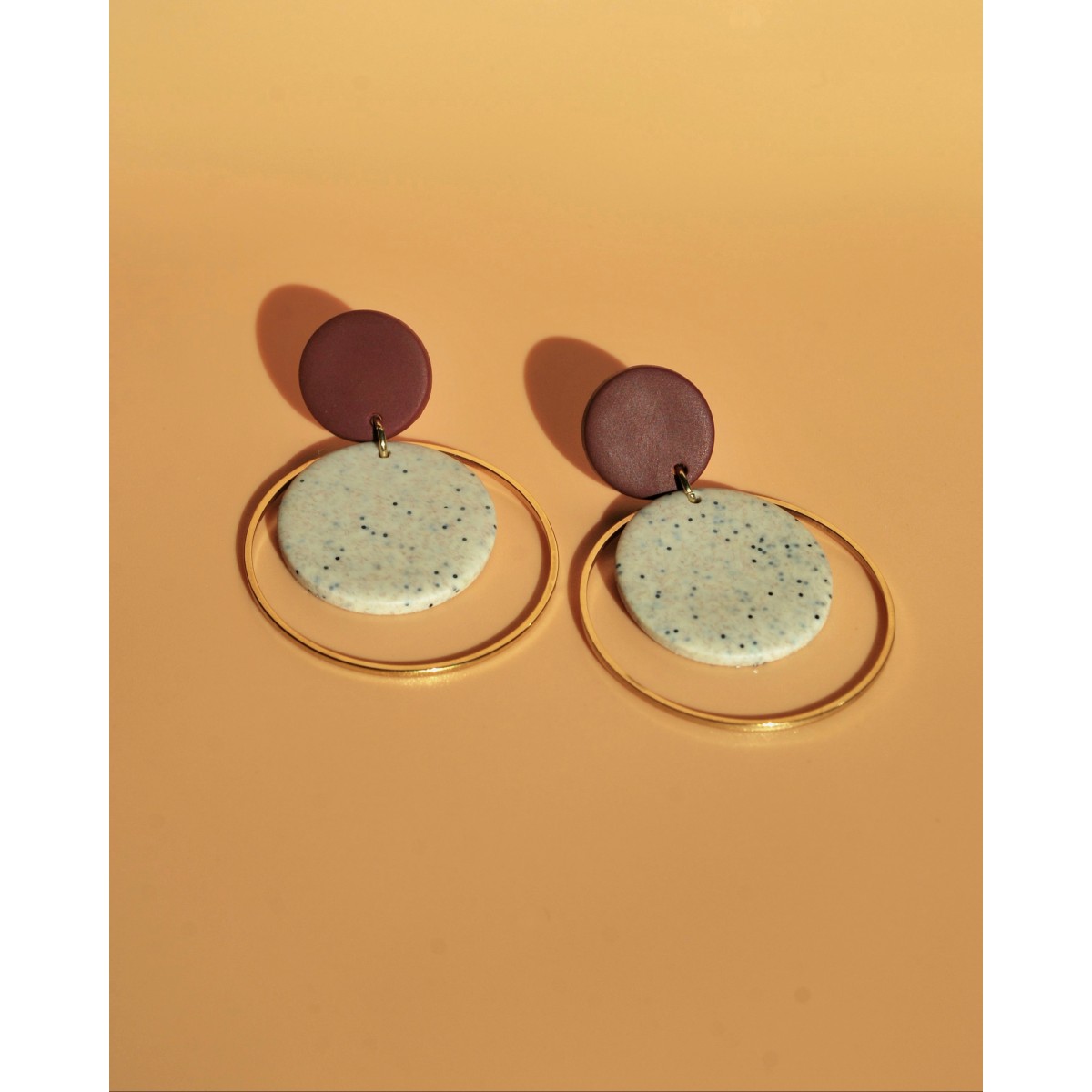 Ipanema | Lila Statement-Ohrringe | Santoclay