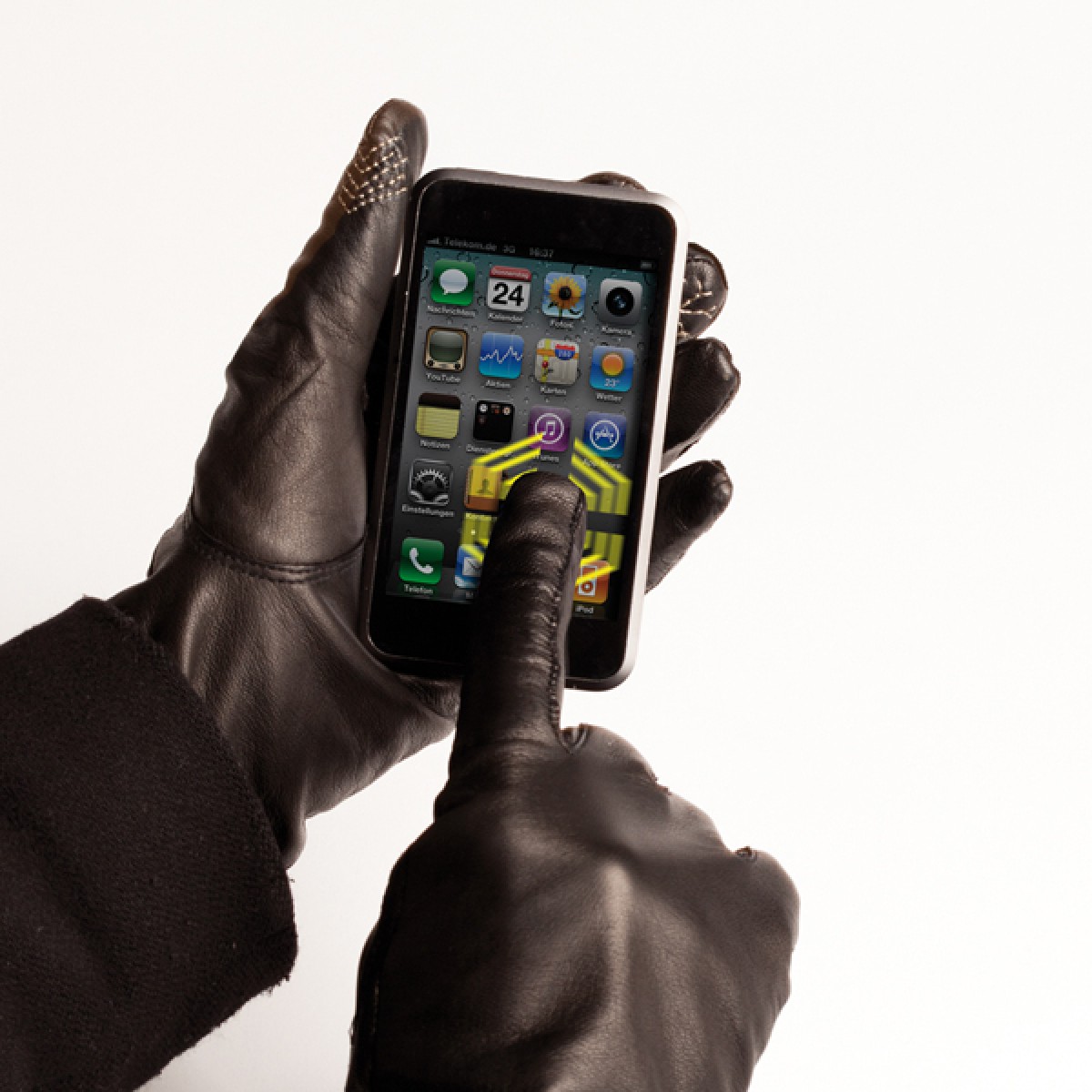 Touchpad Handschuh Stickset