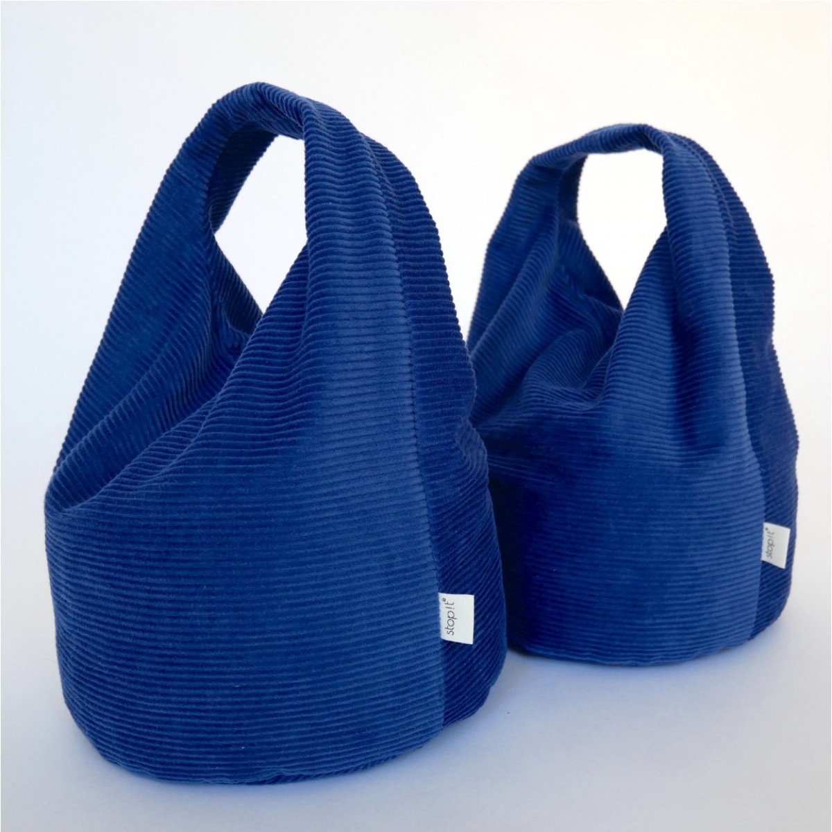 Türstopper "Cobalt Cordulino" mit waschbarem Bezug von stop!t