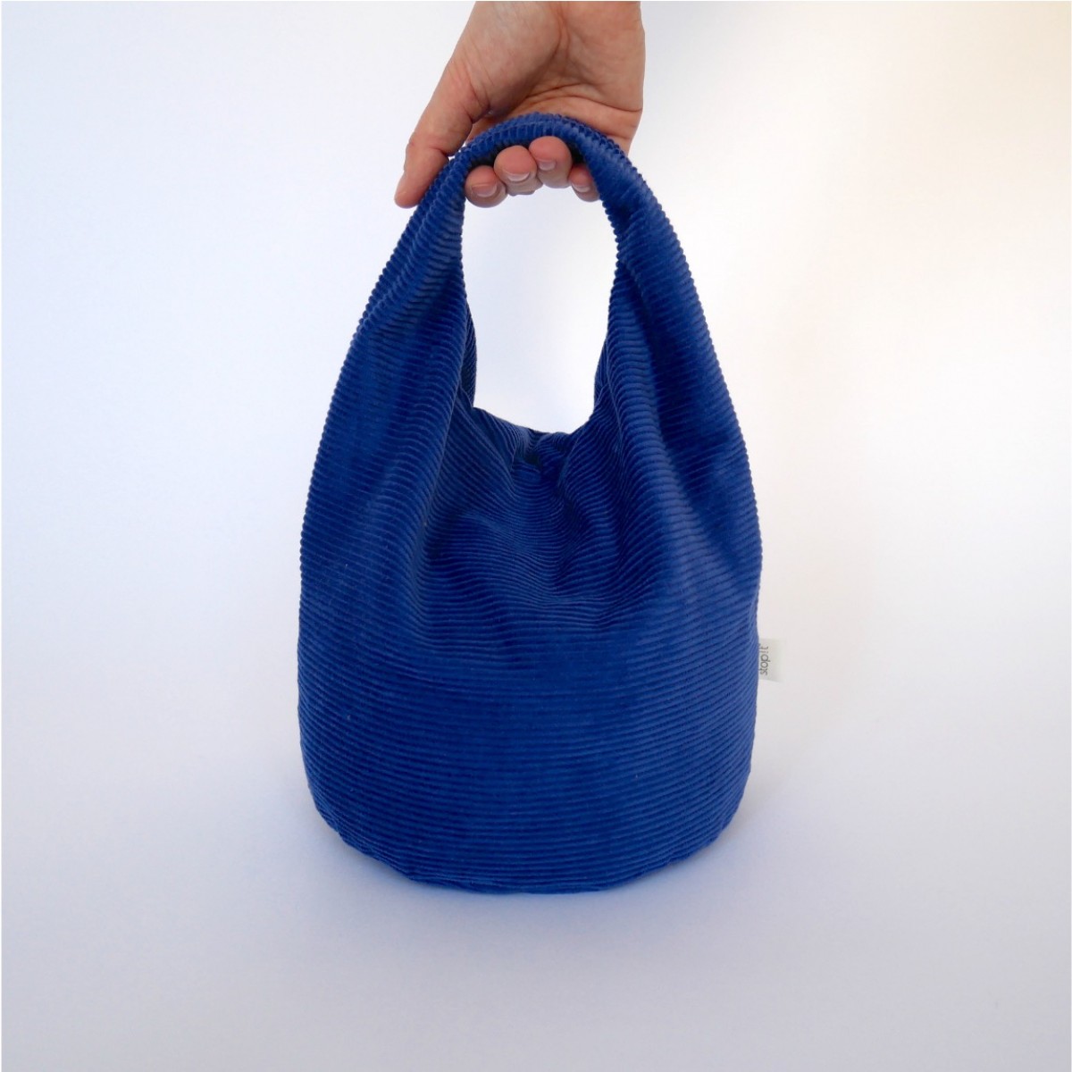 Türstopper "Cobalt Cordulino" mit waschbarem Bezug von stop!t