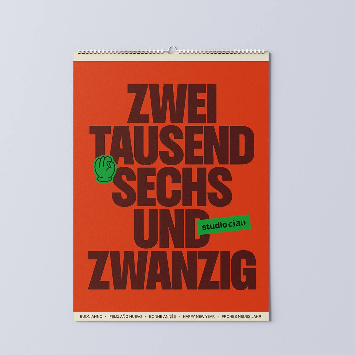 studio ciao Kalender 2026