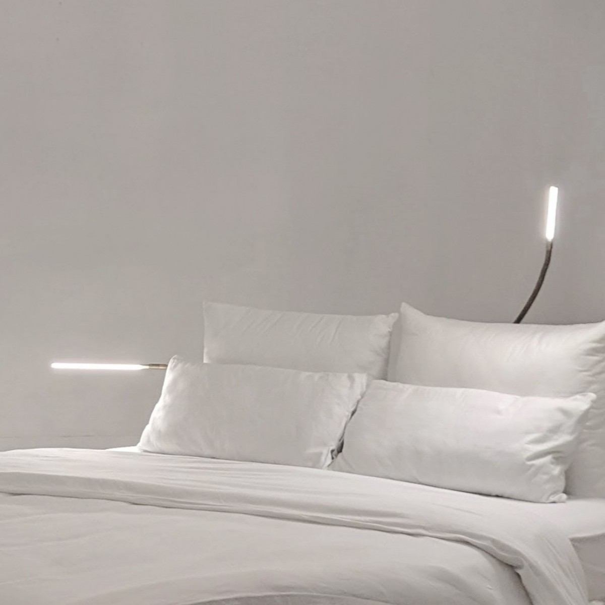 Leseleuchte für das Architektenbett