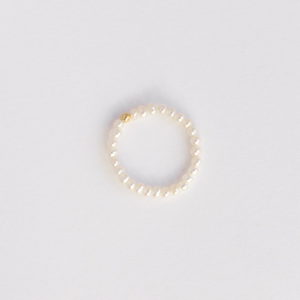 Tiny Pearl Ring | Echte Süßwasserperlen | Paeoni Colors