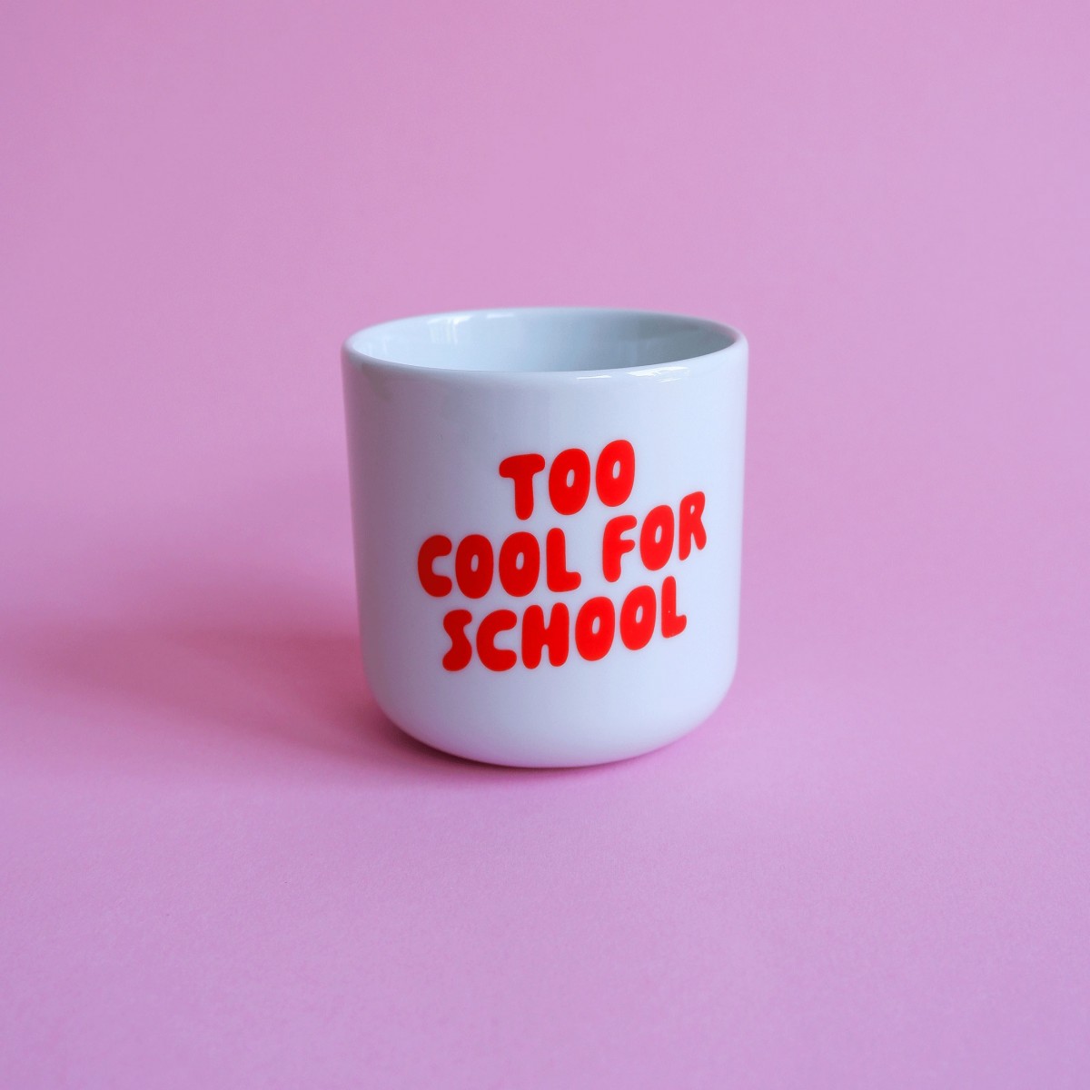 tinyday . Too cool for school Becher Kinderbecher Tasse| rot