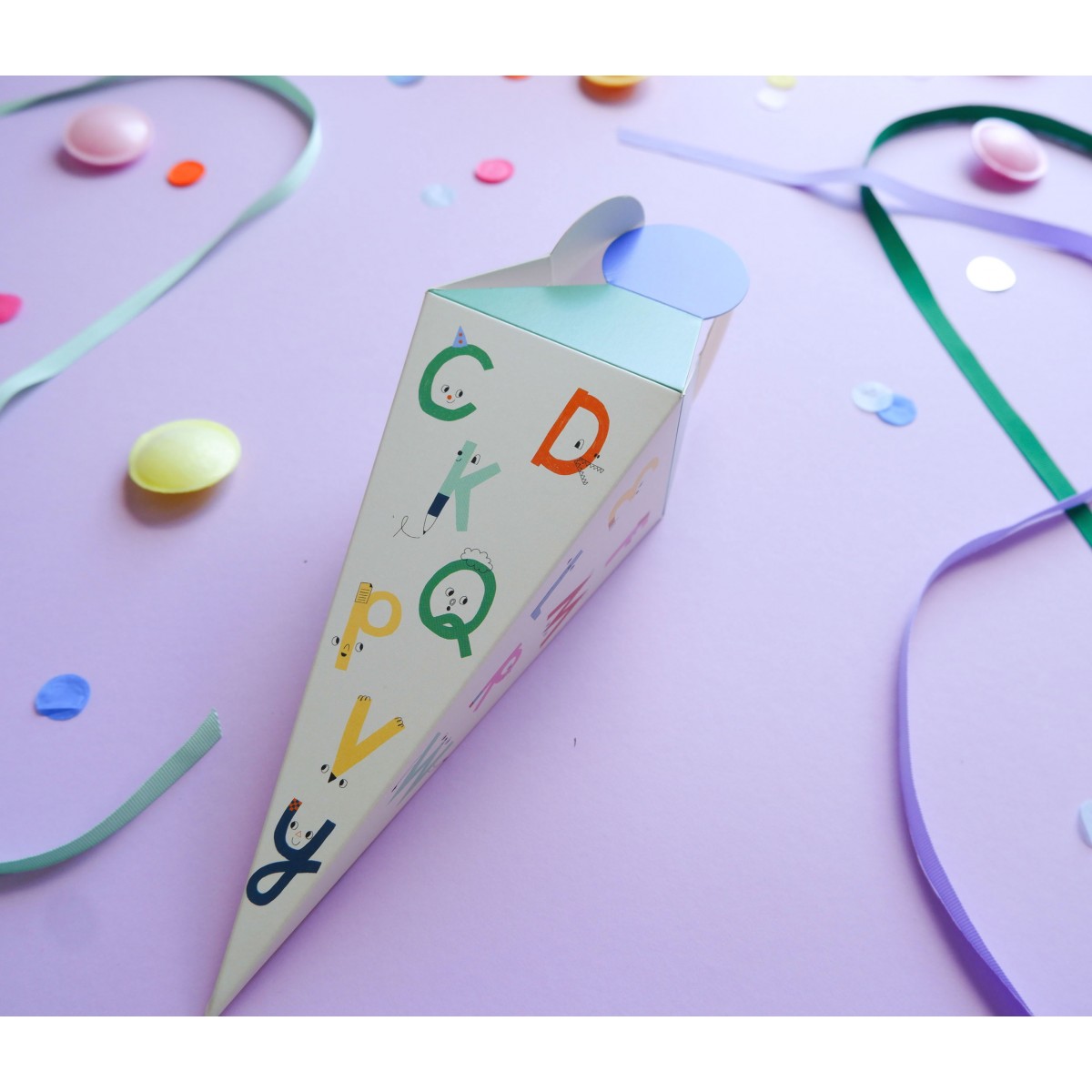 tinyday - Mini-Schultüte | zum Selberbefüllen - Geschenk zur Einschulung