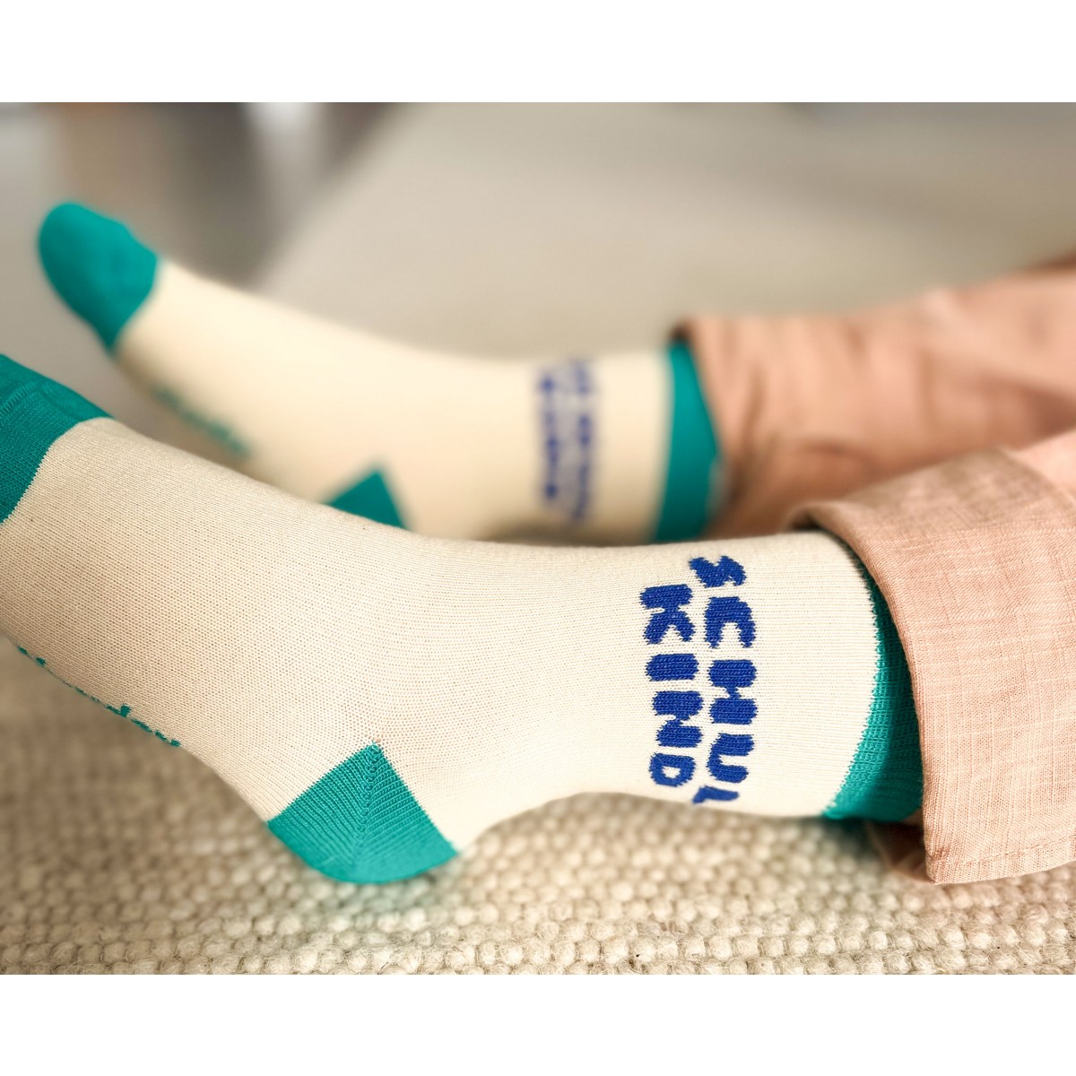 tinyday - Schulkind-Socken | blau - Kindersocken - Einschulung