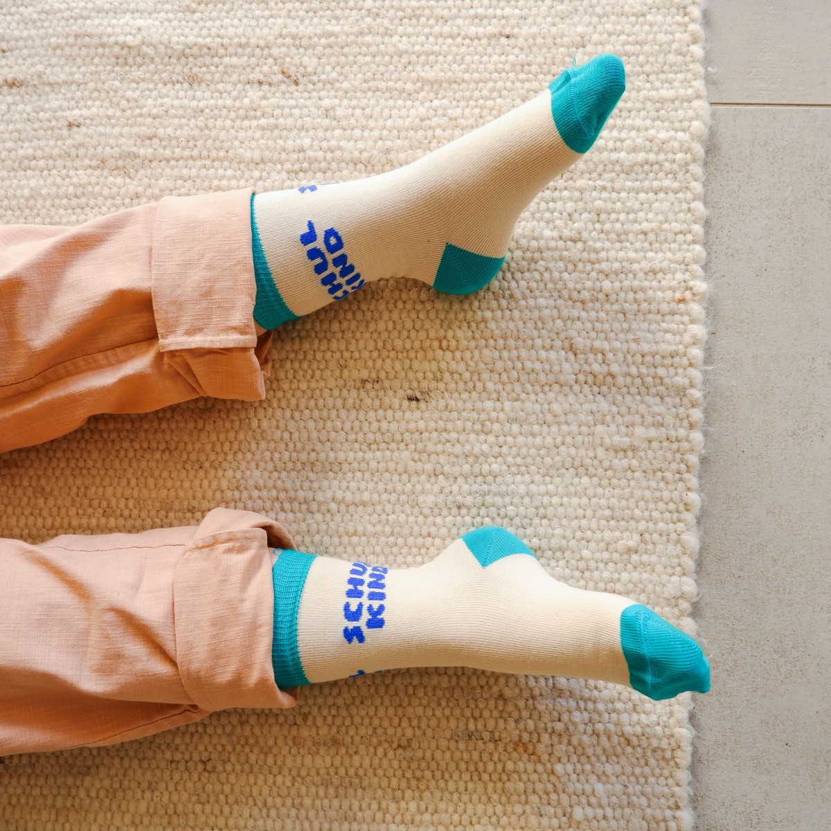 tinyday - Schulkind-Socken | blau - Kindersocken - Einschulung