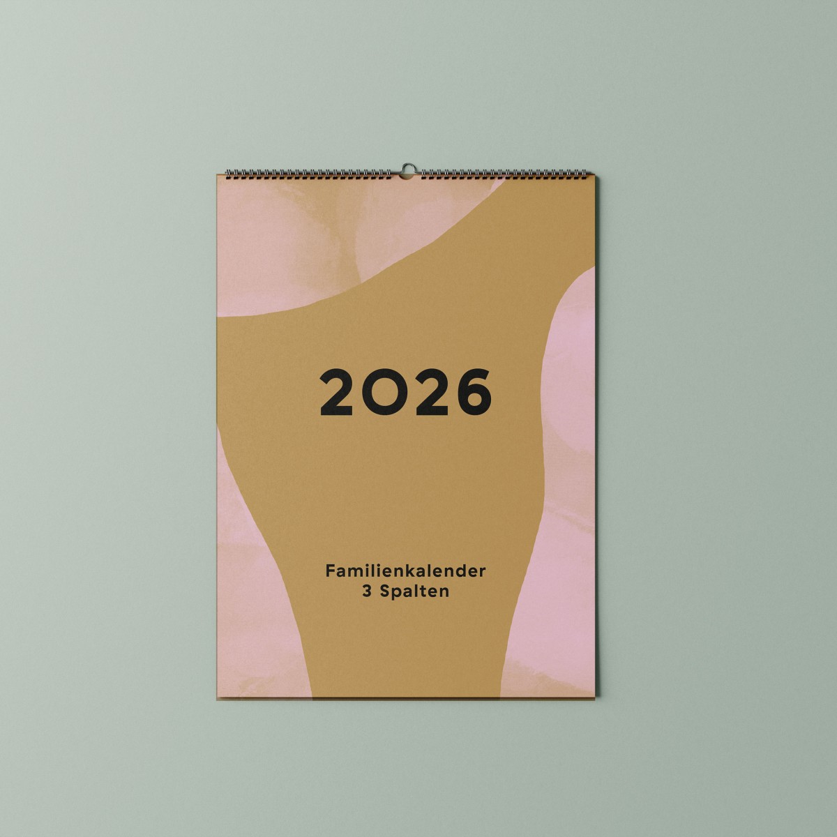 tinyday . Familienkalender 2026 A3 | 2 – 6 Spalten wählbar | Familienplaner Wandkalender | Recyclingpapier | Familien-Organizer