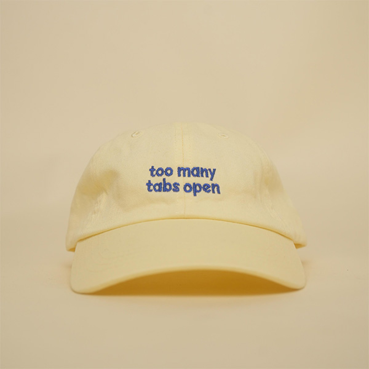 annieannie cap - too many tabs open gelb