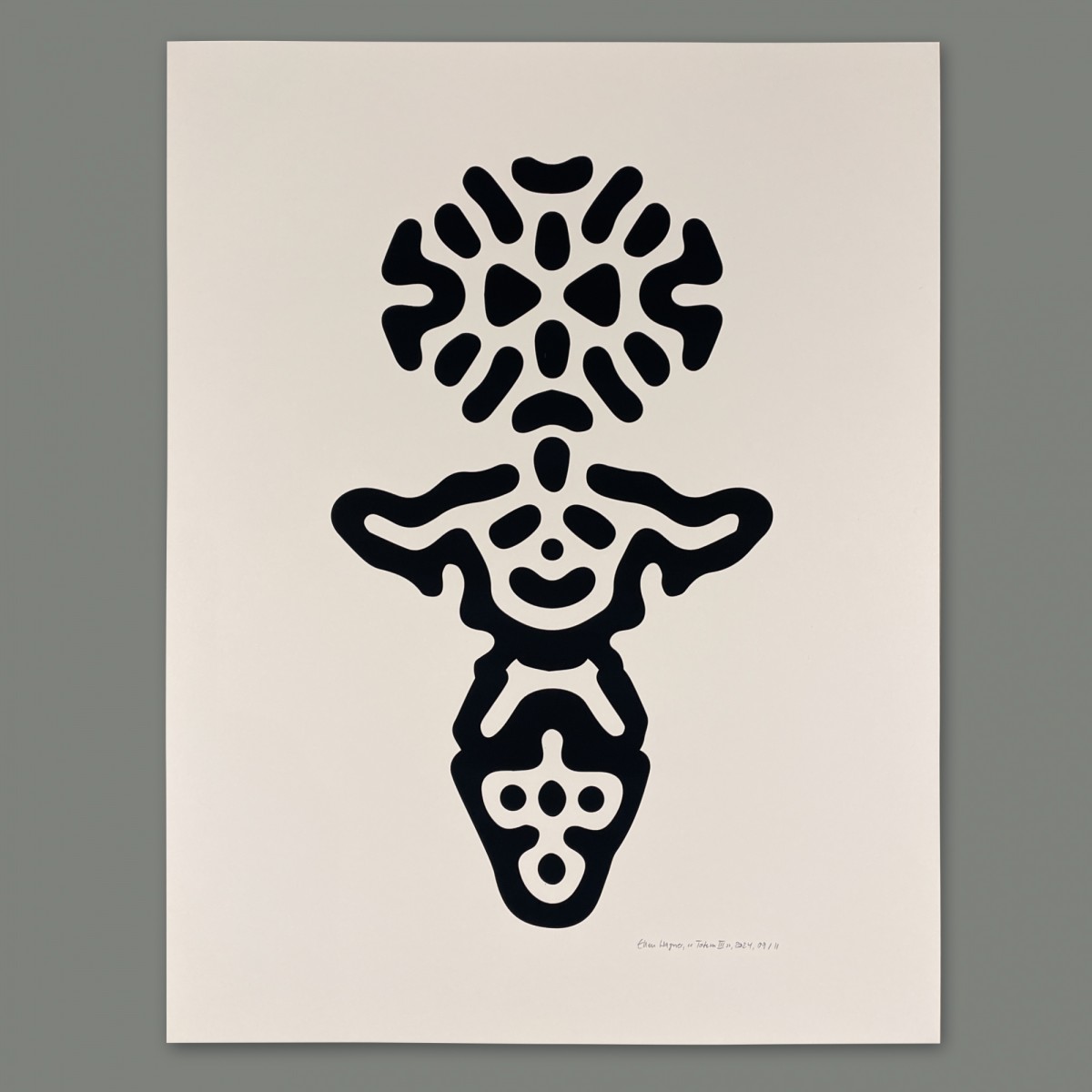 Print now - Riot later ● Totem III - Handsiebdruck