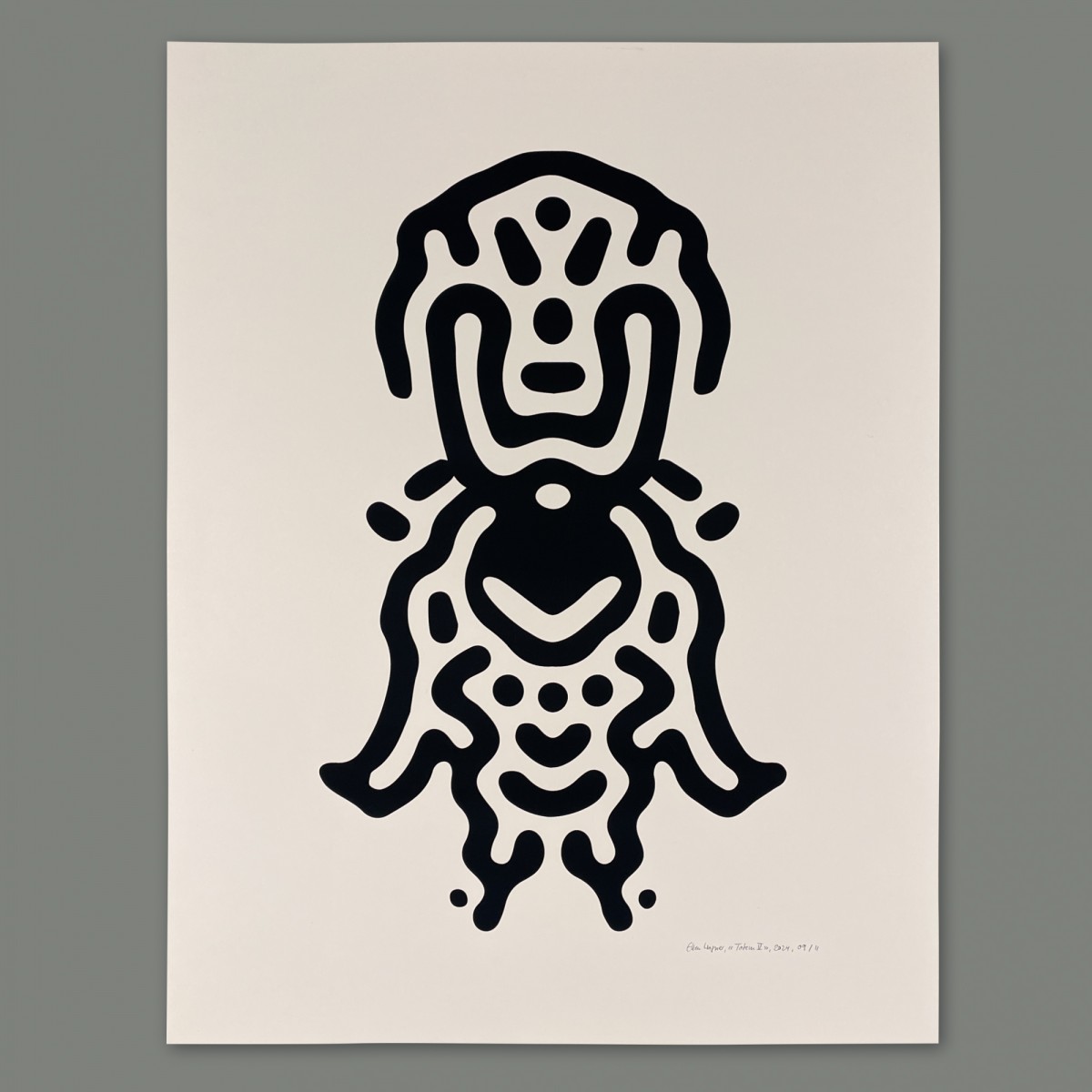 Print now - Riot later ● Totem V - Handsiebdruck