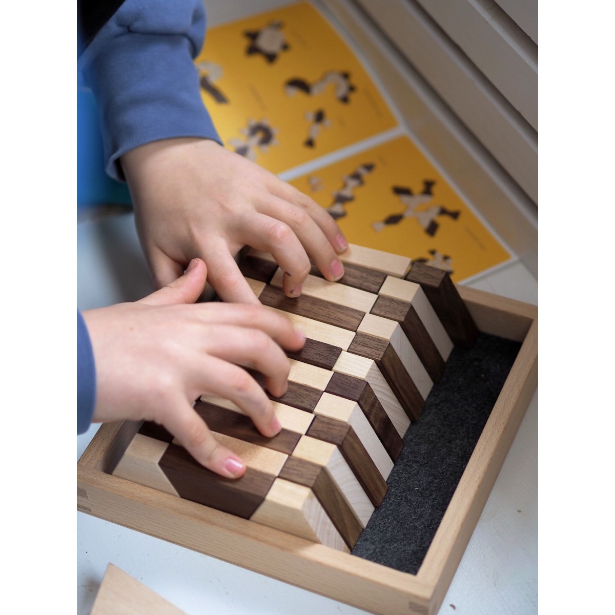 TRAPEZO (Starter Set) - Kreative Holzbausteine zum Stapeln & Balancieren