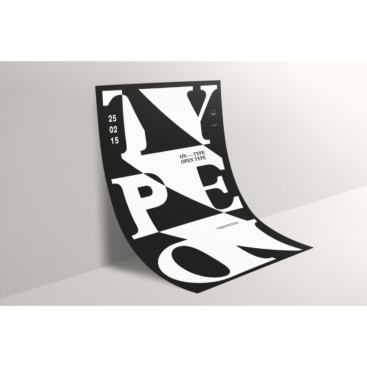 hinzkunst Plakat „On Type | Open Type“ DIN A1