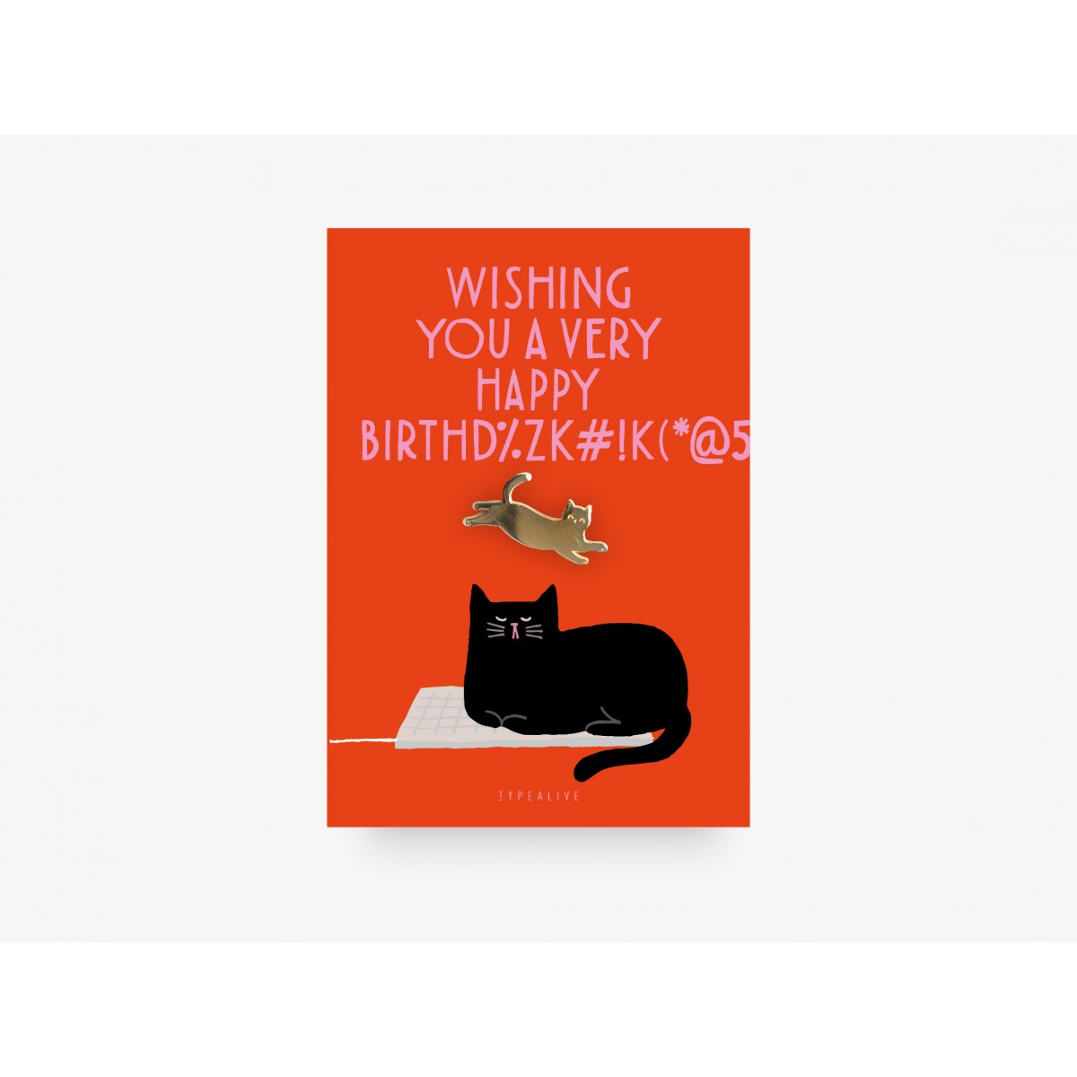 typealive / Pin / Birthday Cat No. 2
