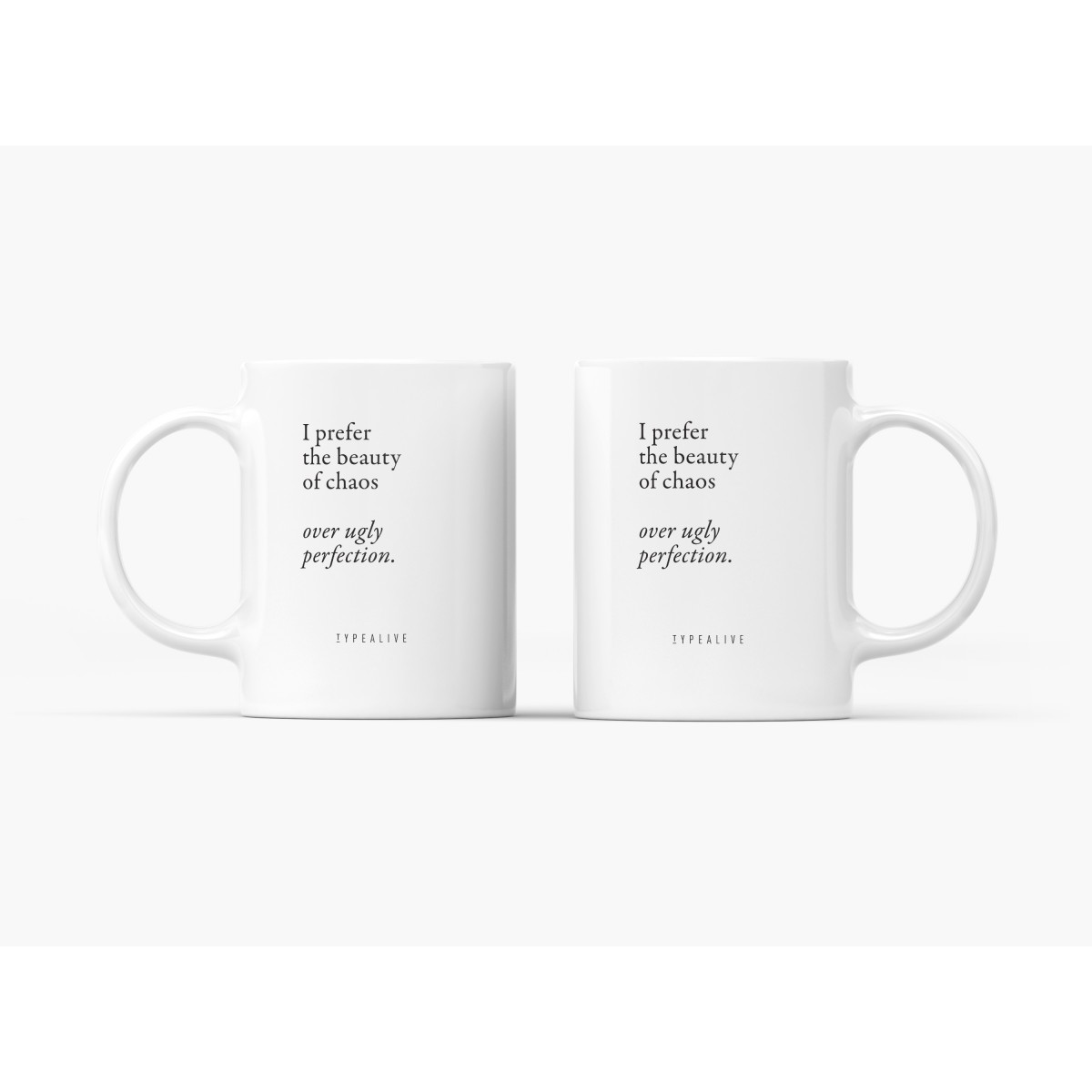 typealive / Tasse aus Keramik / Chaos