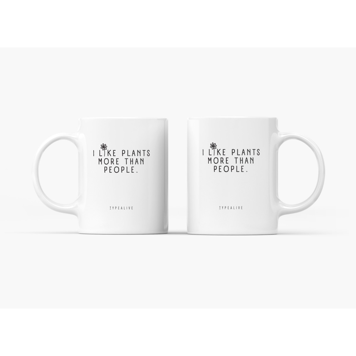 typealive / Tasse aus Keramik / I Like Plants