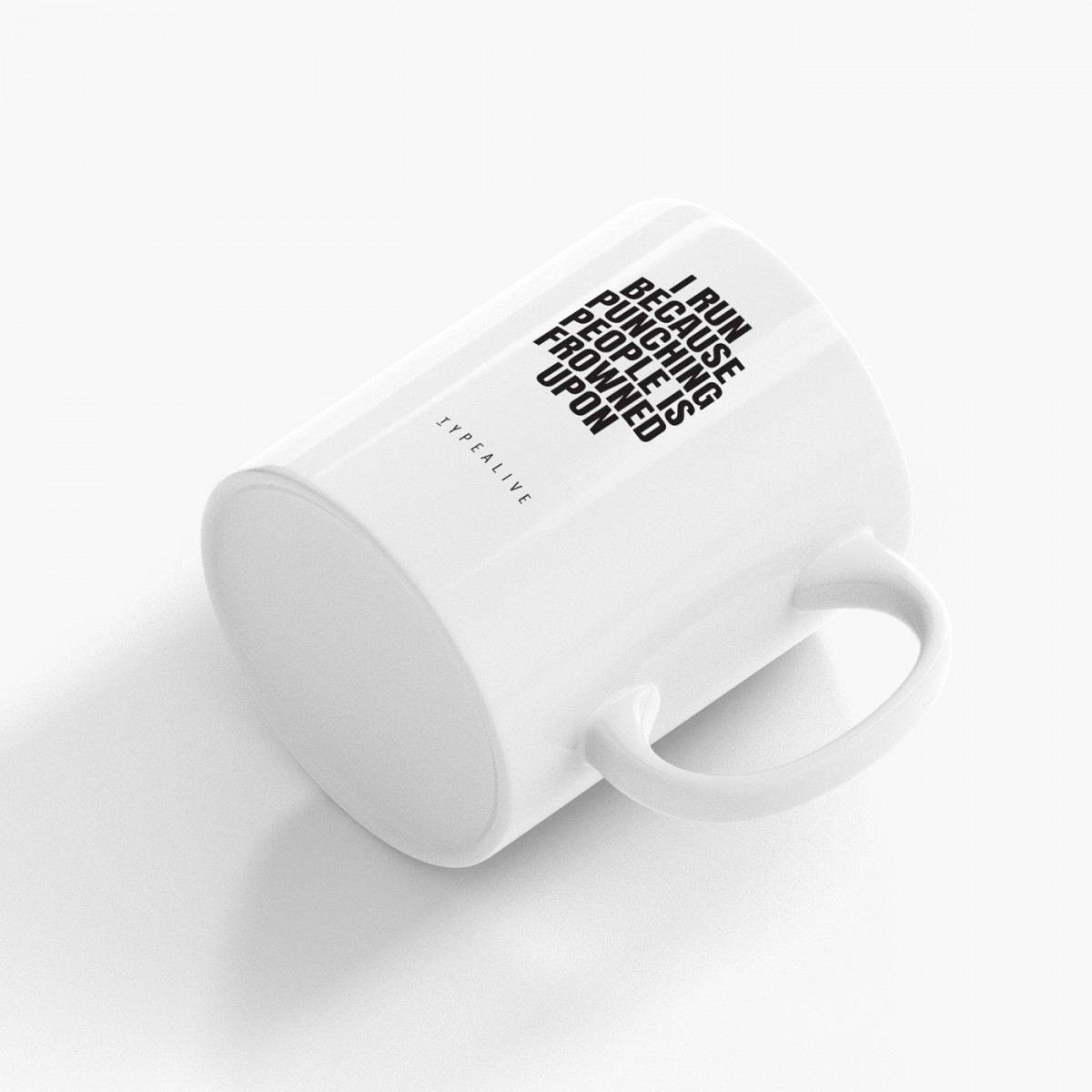 typealive / Tasse aus Keramik / I Run