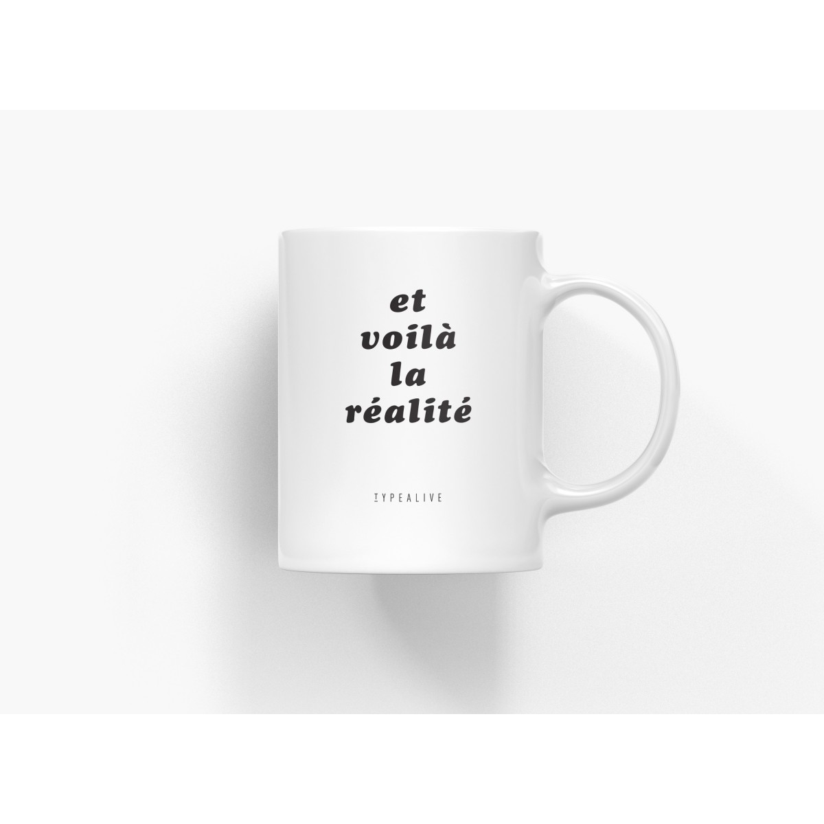 typealive / Tasse aus Keramik / Réalité