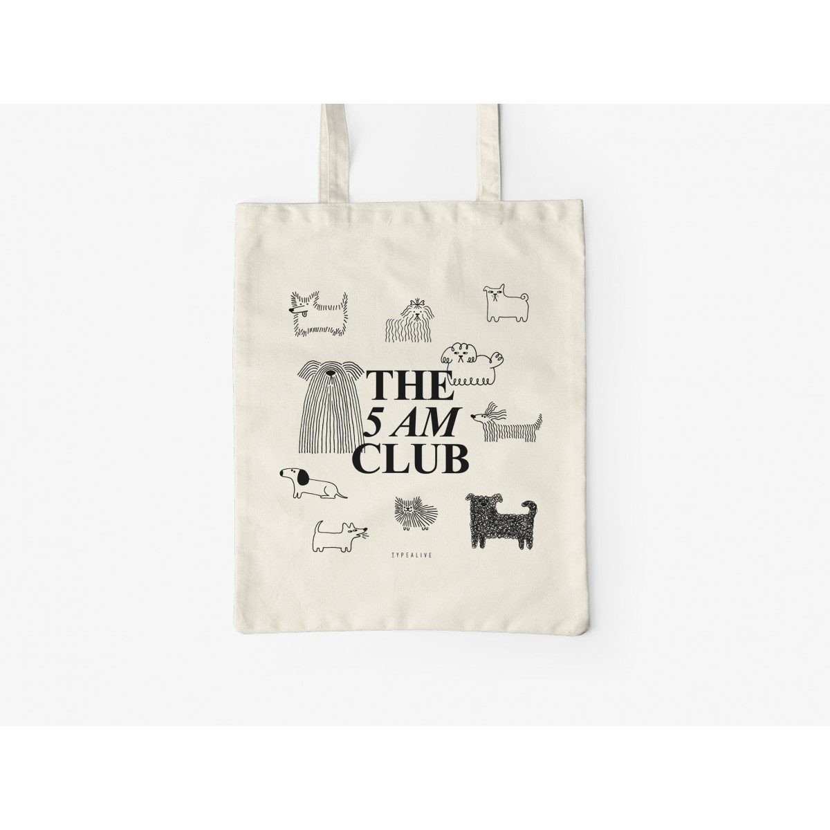 typealive / Baumwolltasche / 5 AM Club